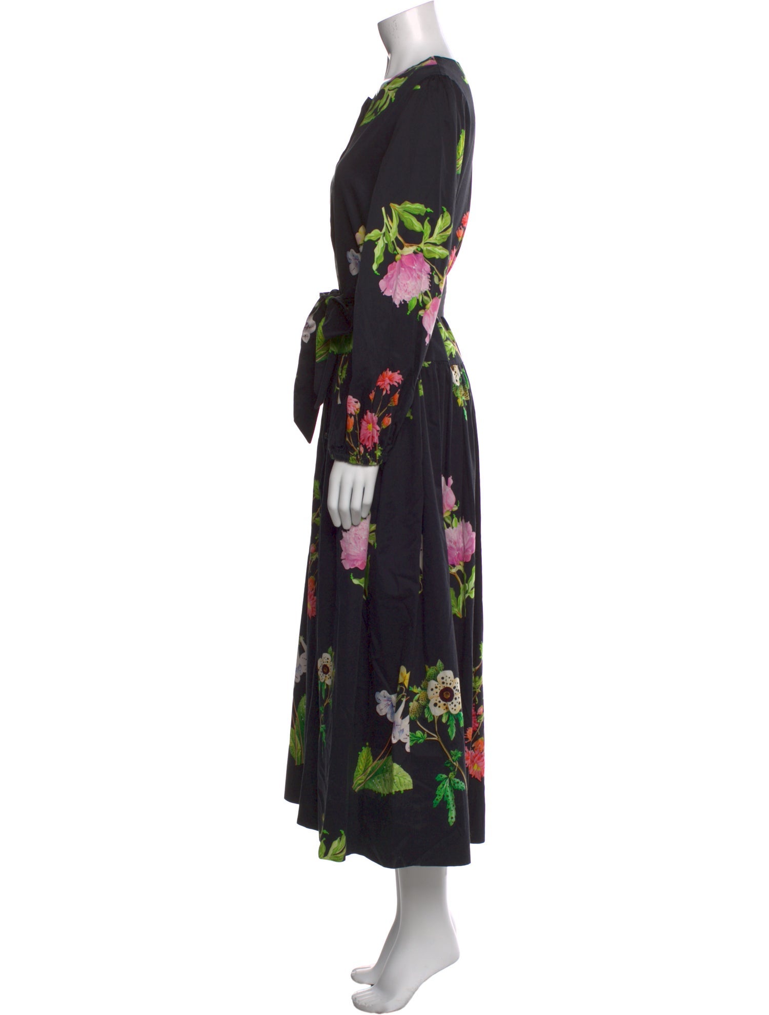 Cynthia Rowley Floral Print Long Dress