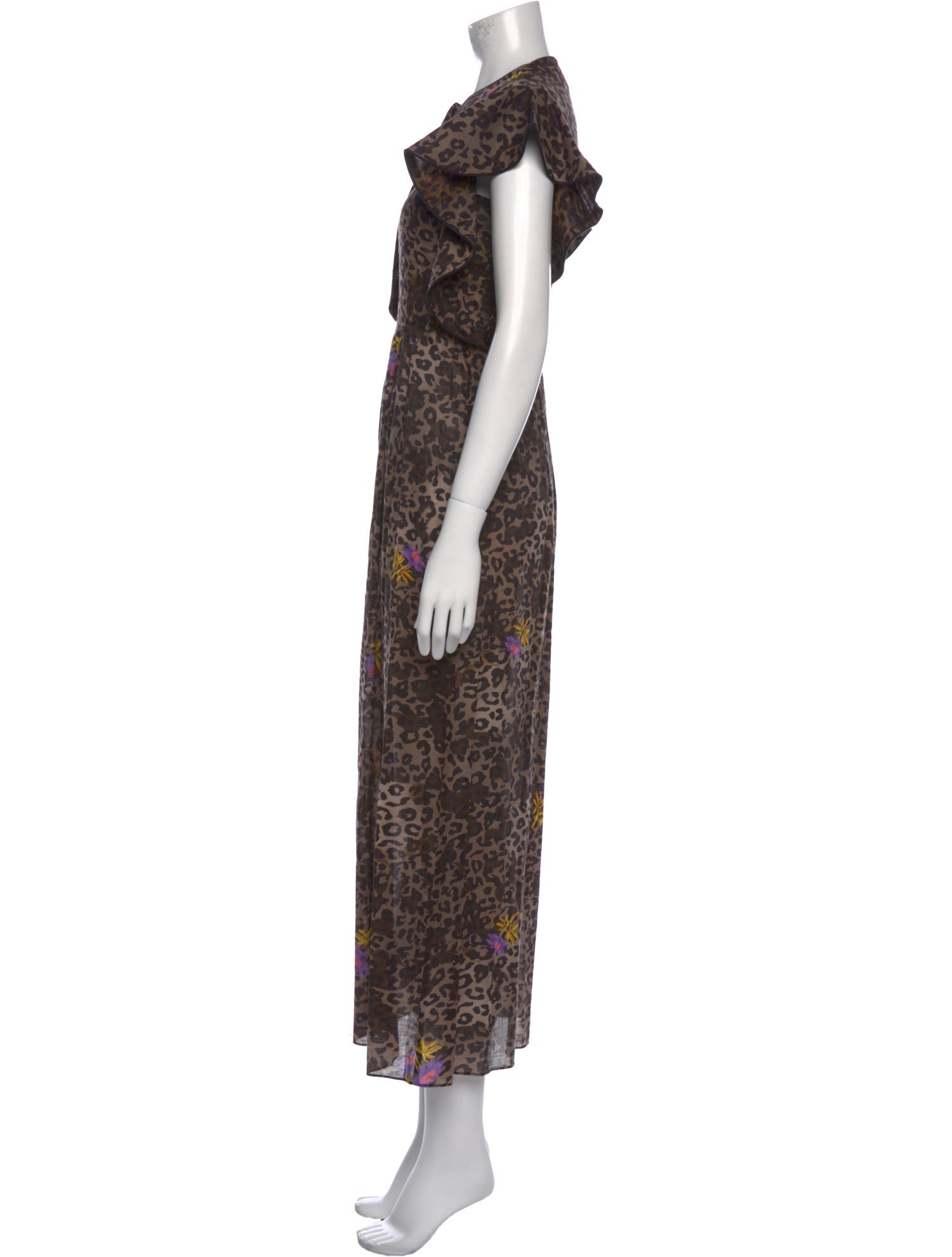 Cynthia Rowley Floral Print Long Dress