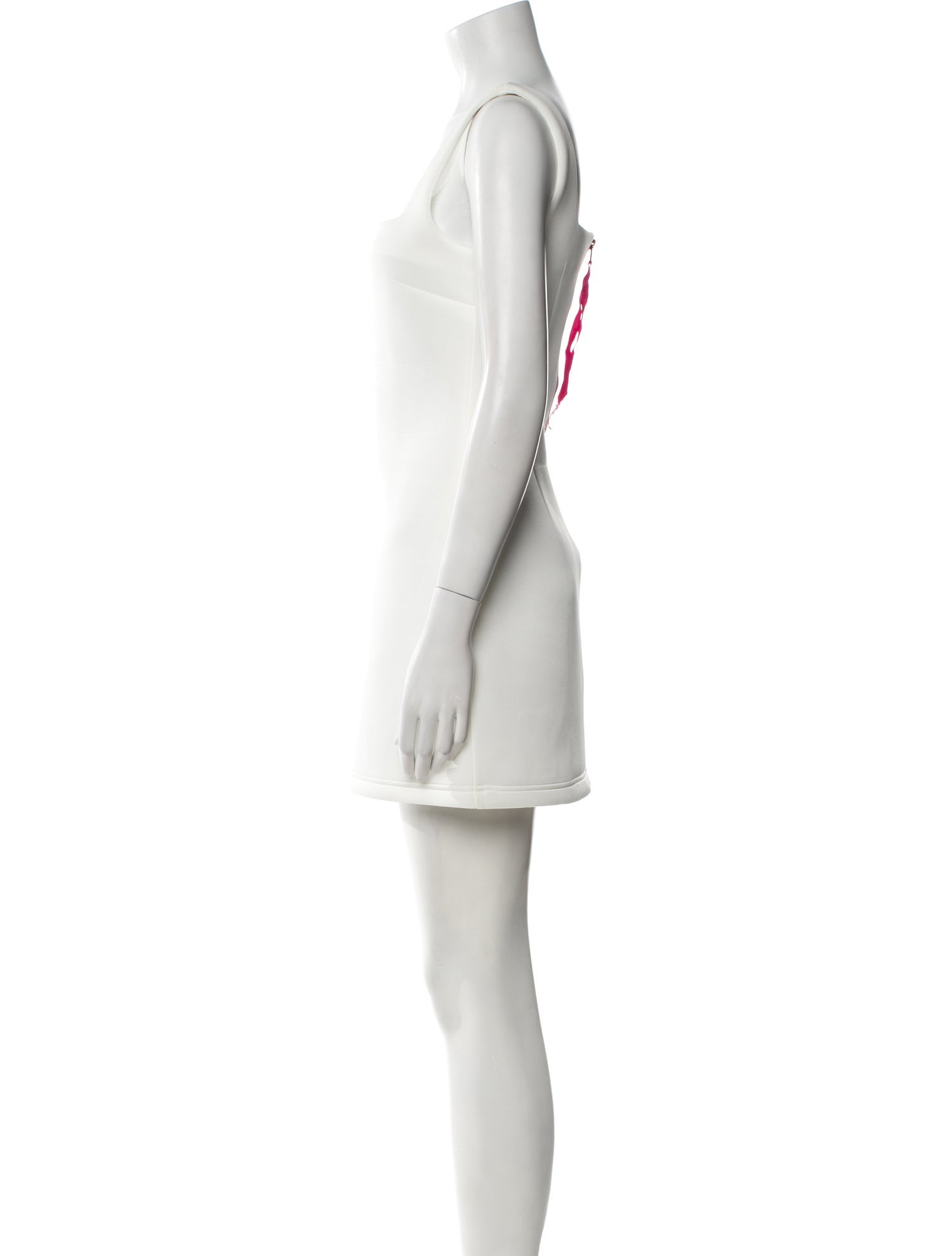 Cynthia Rowley Square Neckline Mini Dress