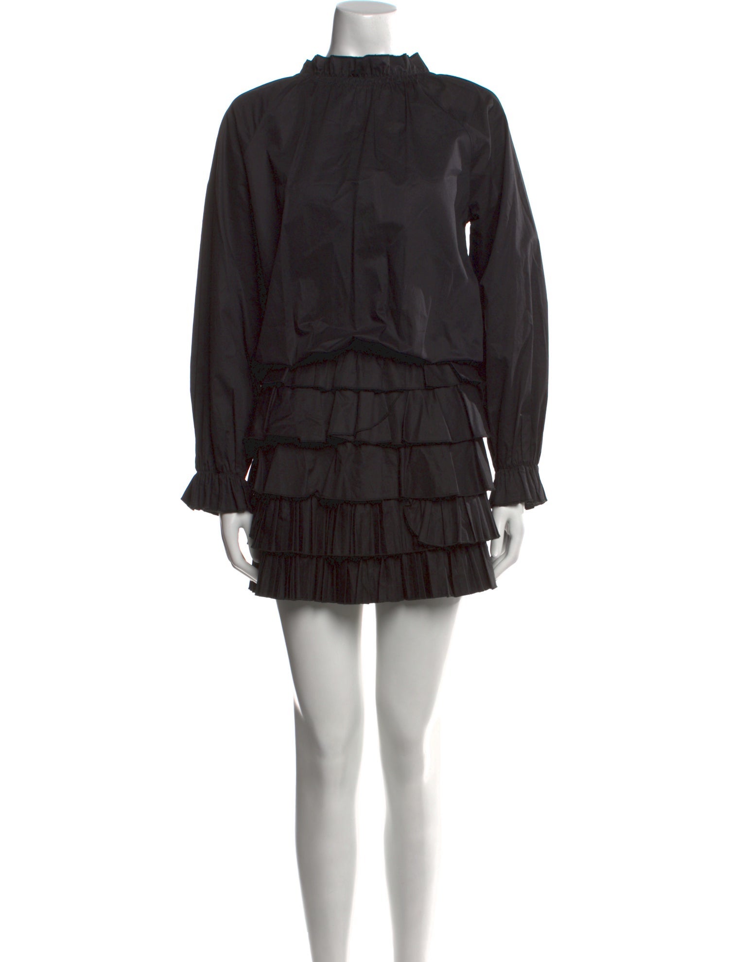 Cynthia Rowley Mock Neck Mini Dress