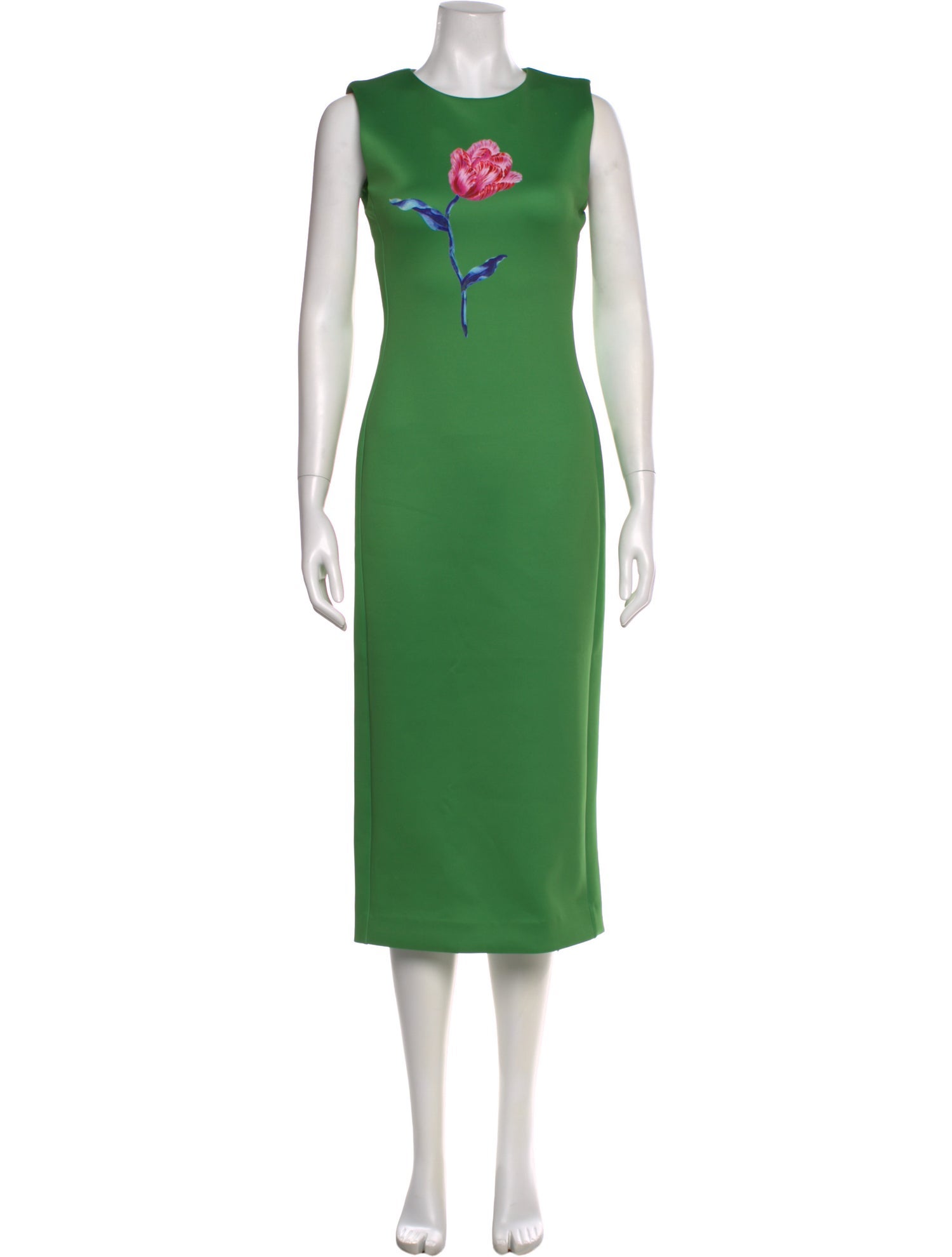 Cynthia Rowley Crew Neck Long Dress