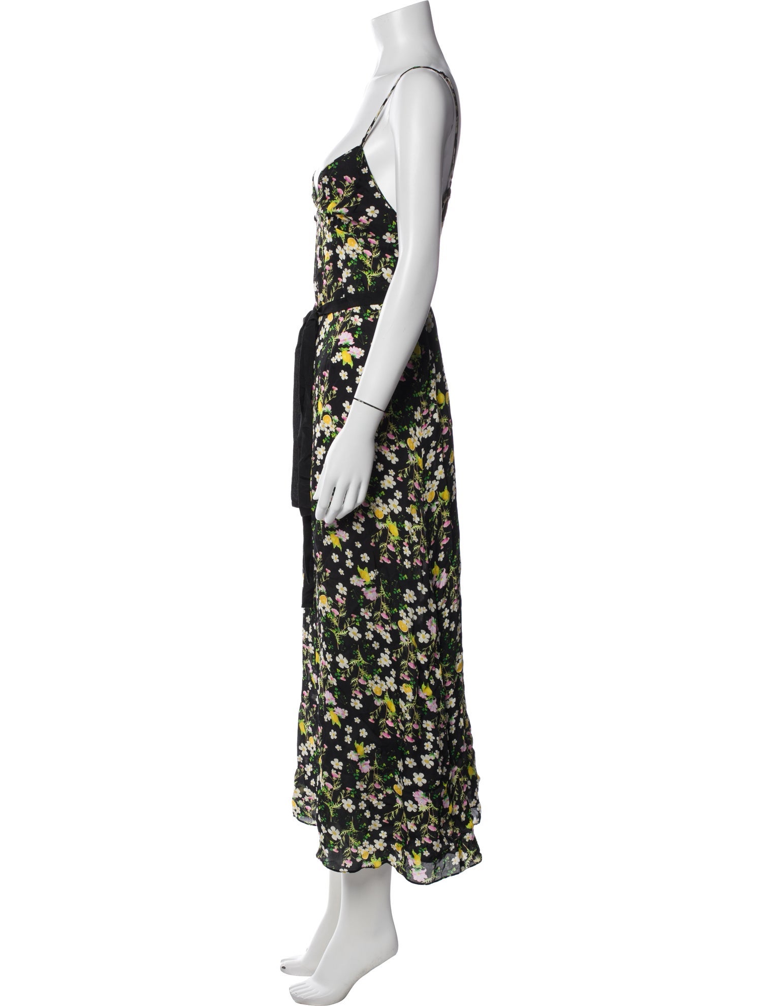 Cynthia Rowley Floral Print Long Dress