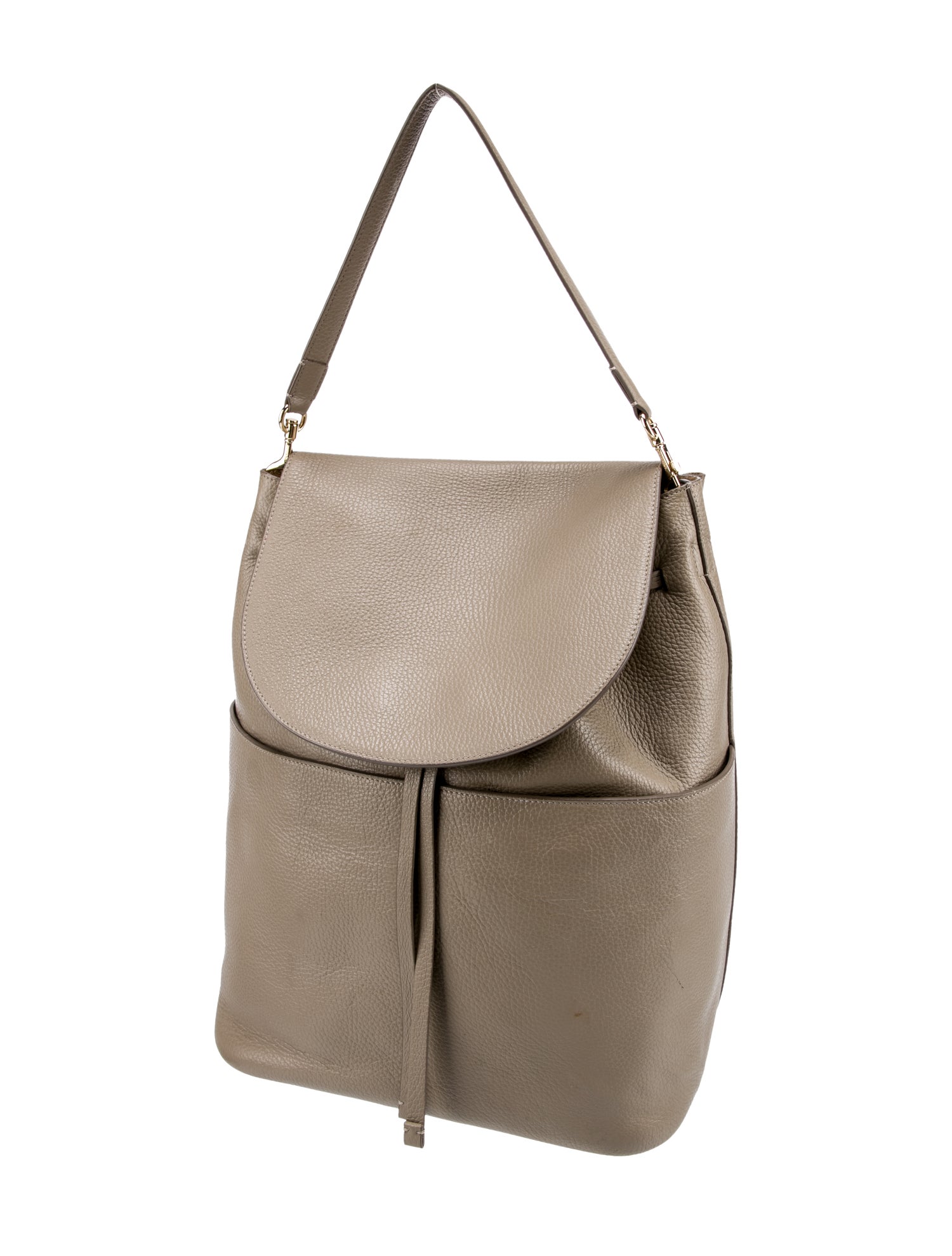 Cuyana Embossed Leather Backpack Black Backpacks, Handbags