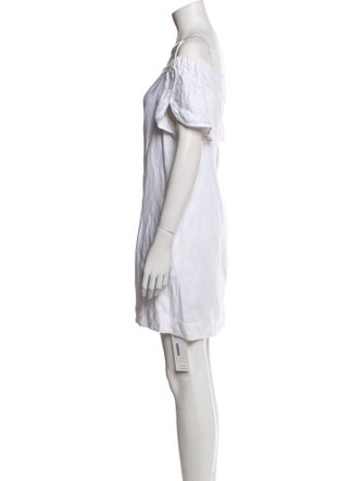 Cuyana Off-The-Shoulder Mini Dress