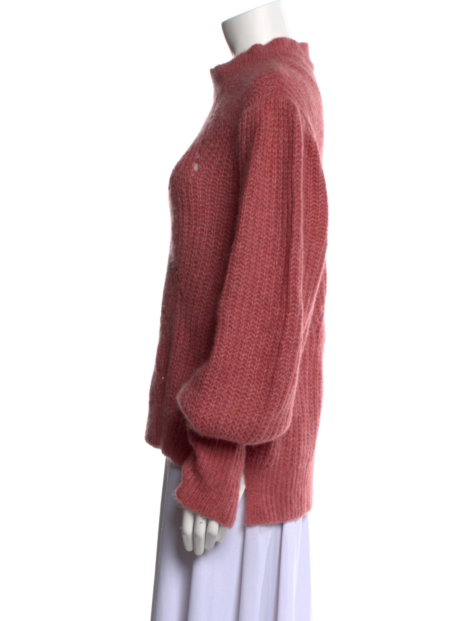 Cuyana Alpaca Mock Neck Sweater