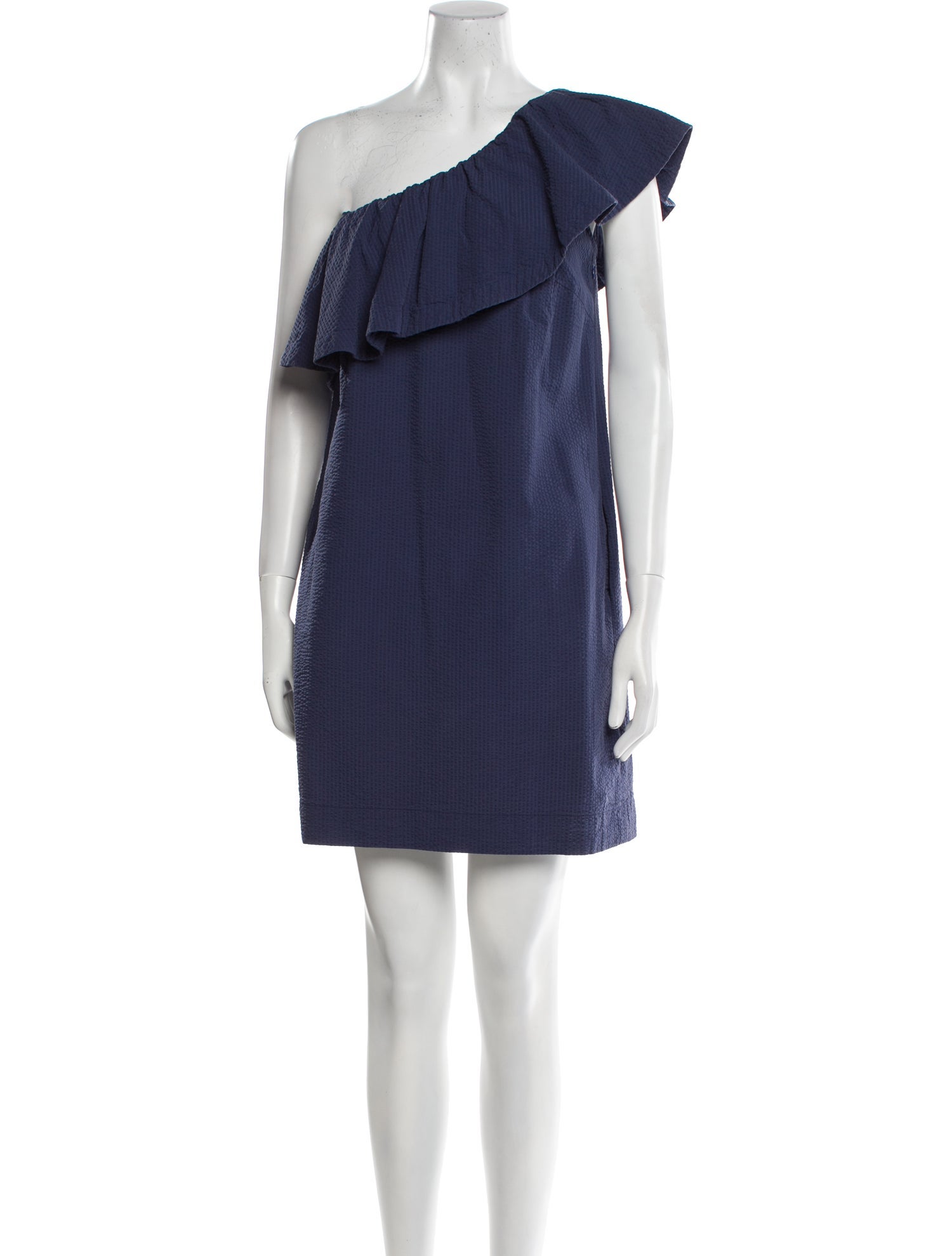 Cuyana One-Shoulder Mini Dress