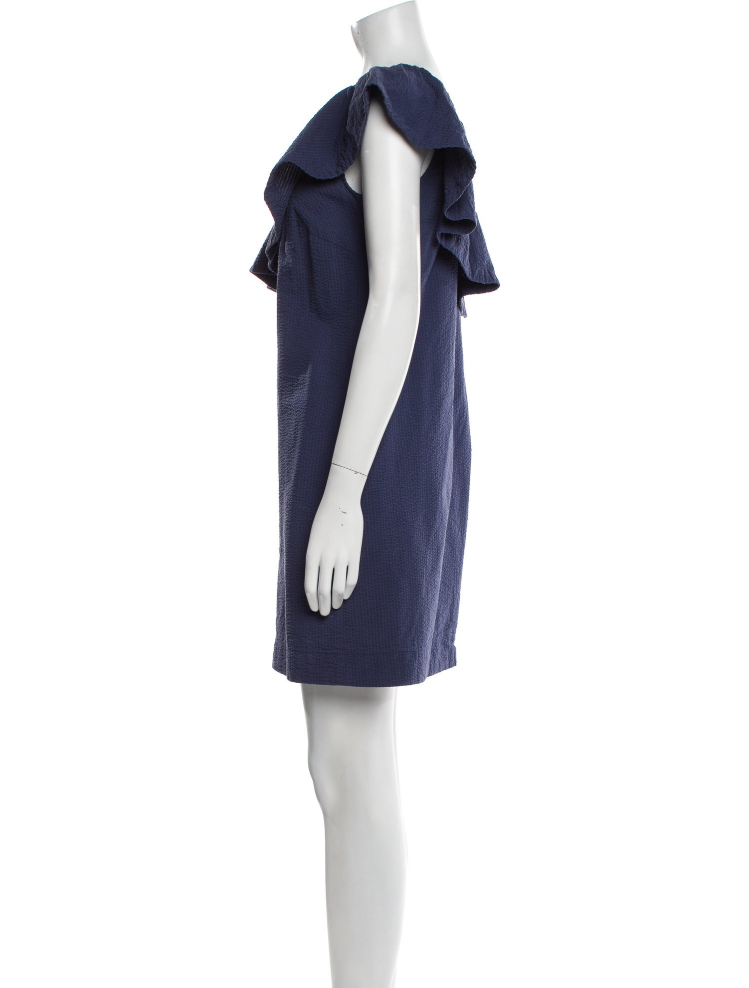 Cuyana One-Shoulder Mini Dress