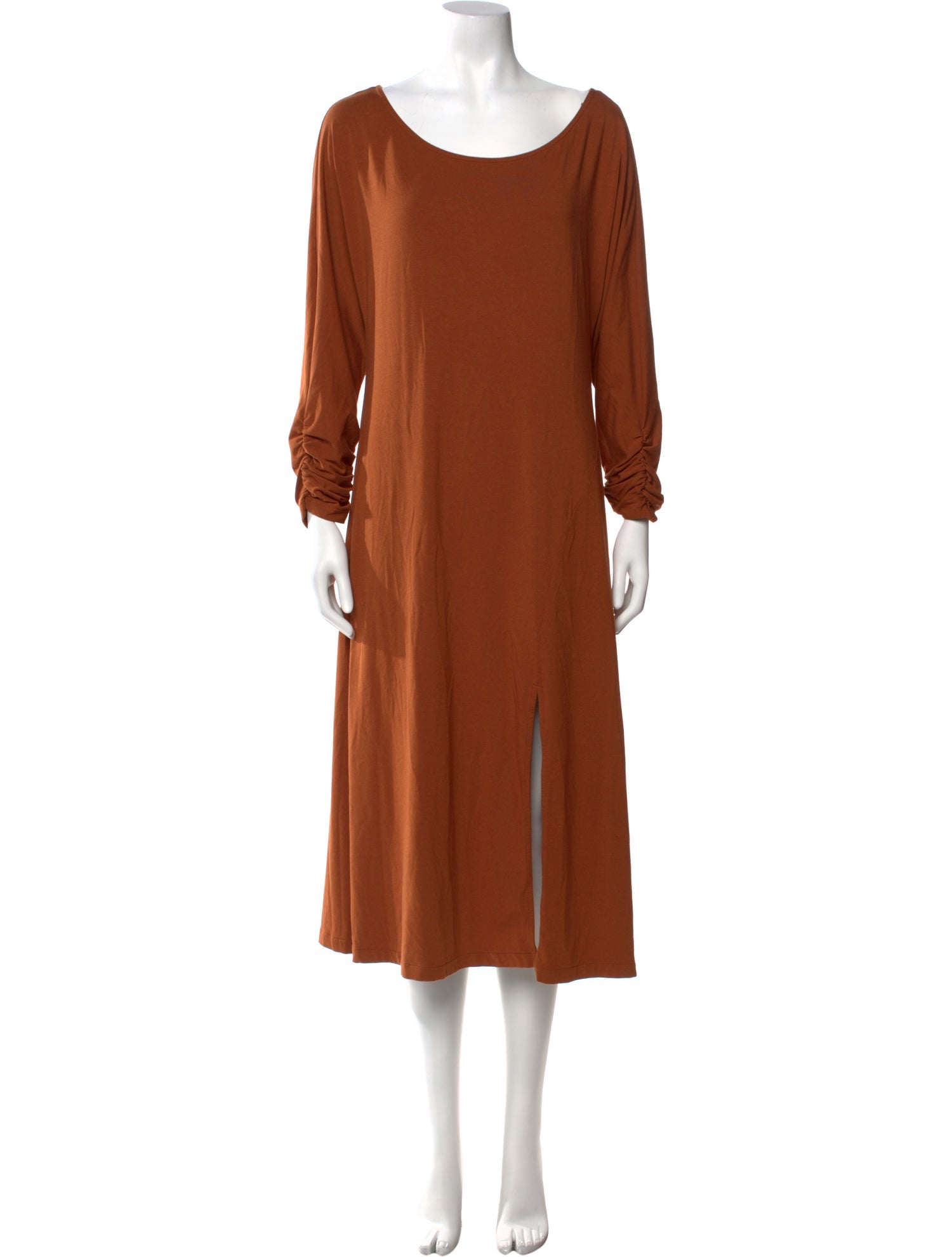 Cuyana Scoop Neck Midi Length Dress