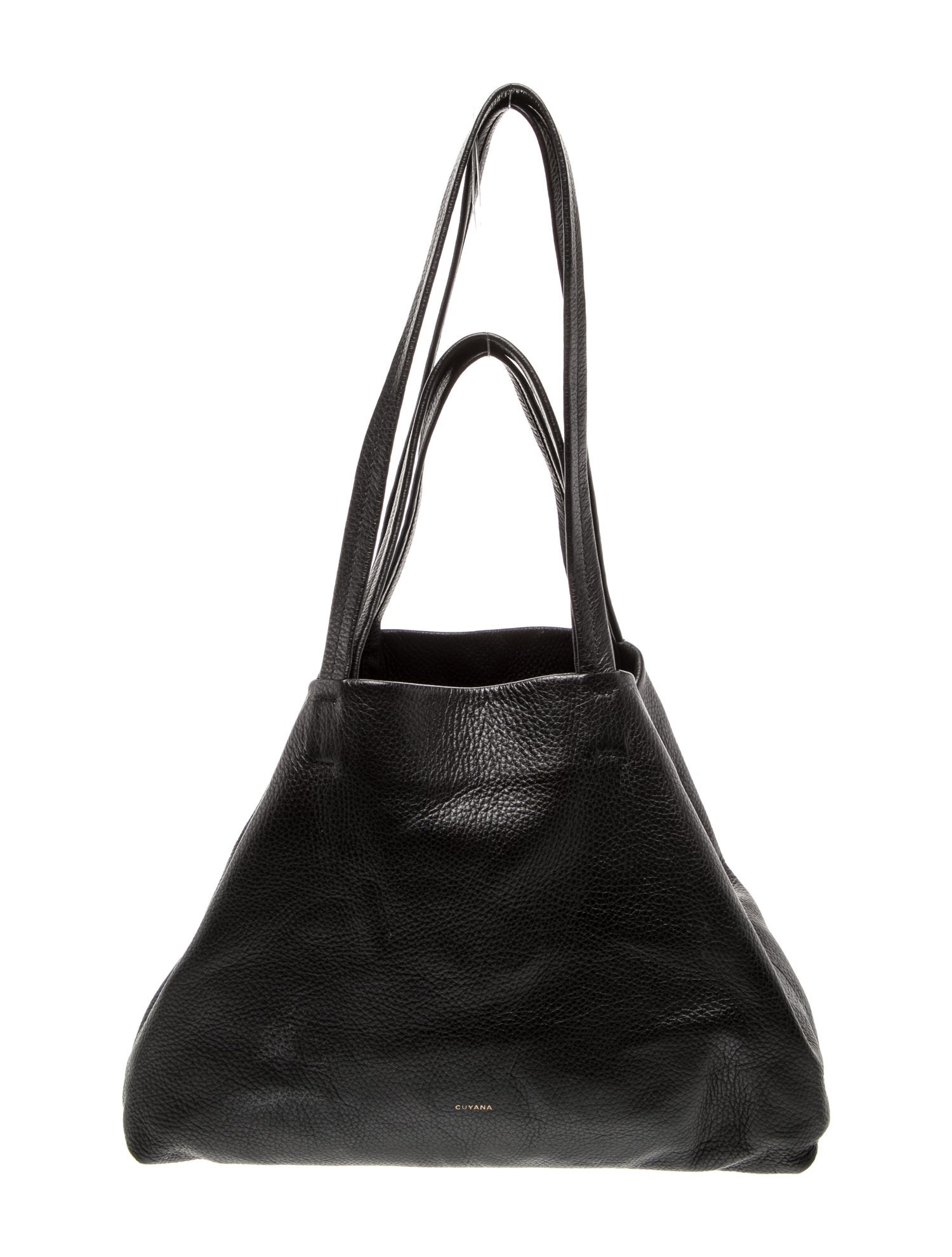 Cuyana Embossed Leather Evening Bag