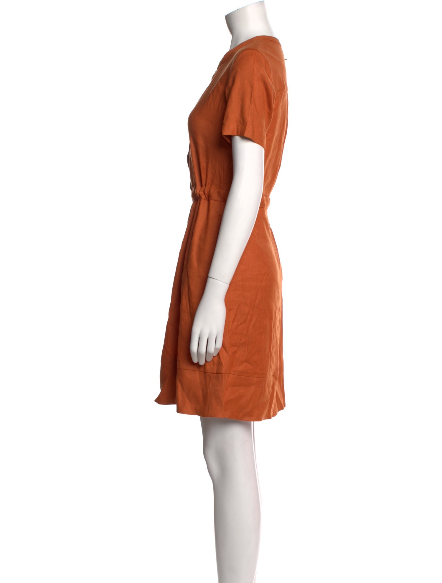 Cuyana V-Neck Mini Dress