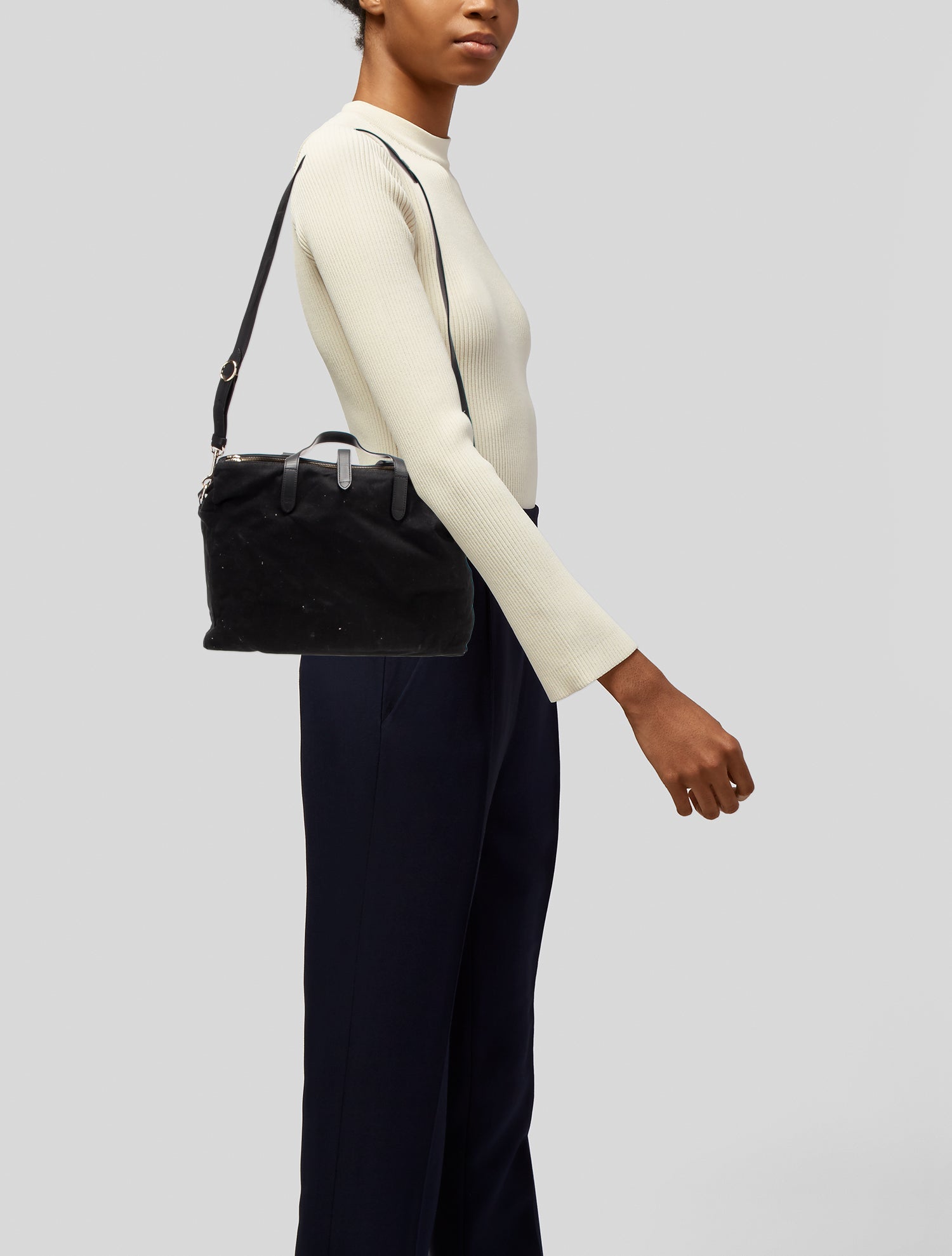 Cuyana Canvas Messenger Bag