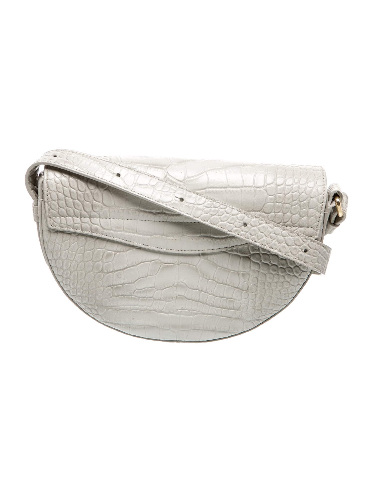 Cuyana Embossed Leather Shoulder Bag