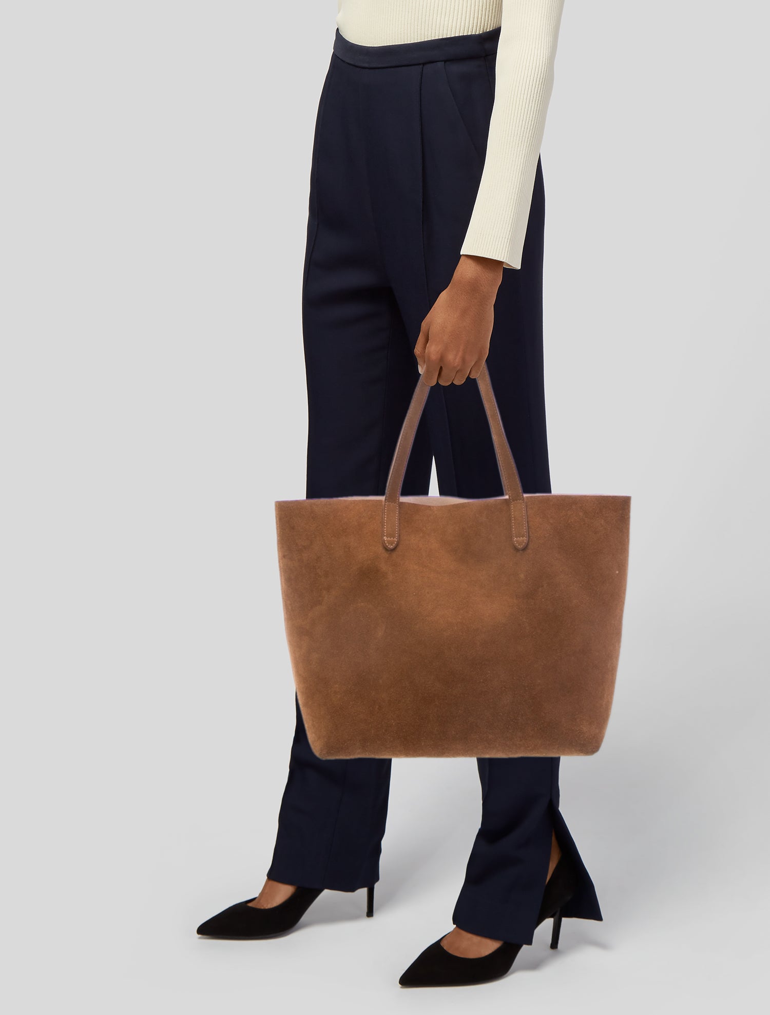 Cuyana Suede Tote