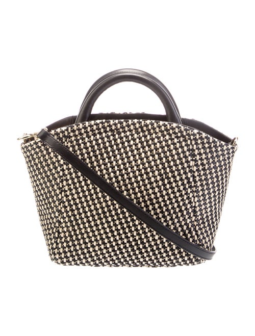 Cuyana Straw Top Handle Bag