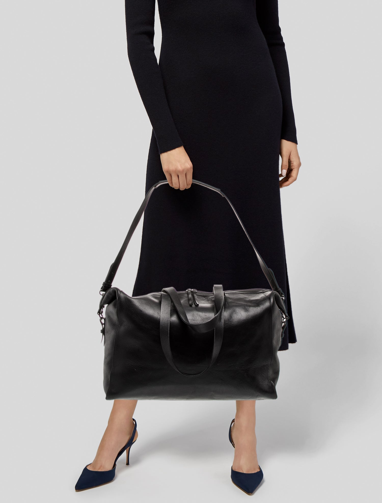 Cuyana Leather Weekender Bag