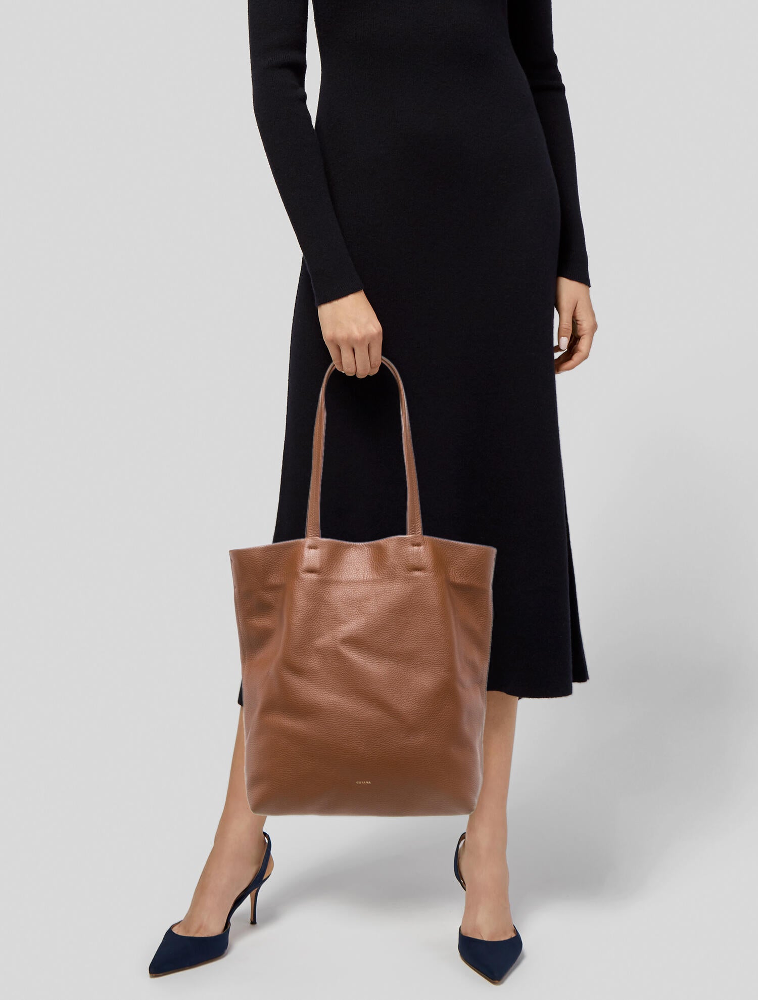 Cuyana Leather Top Handle Bag
