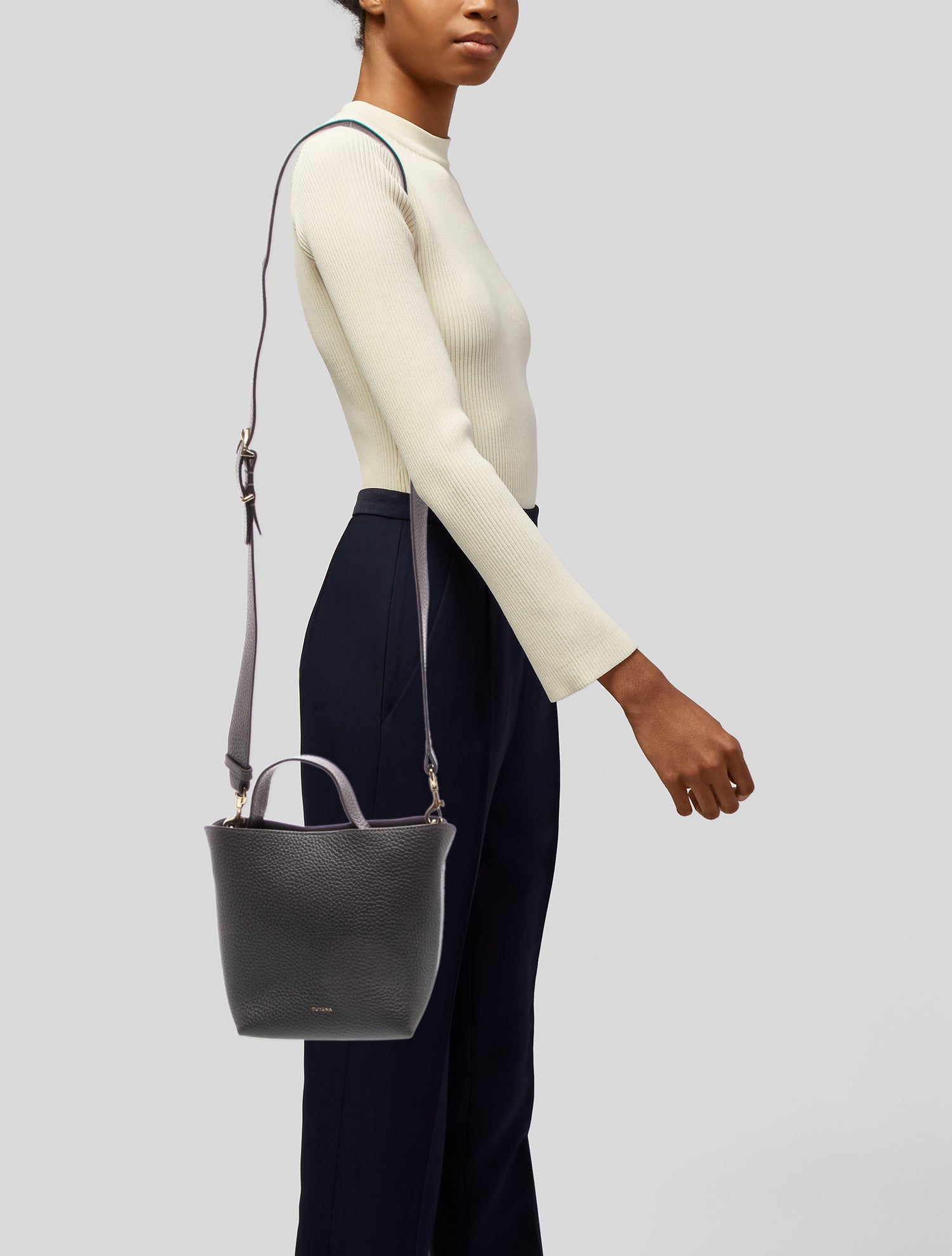 Cuyana Leather Top Handle Bag