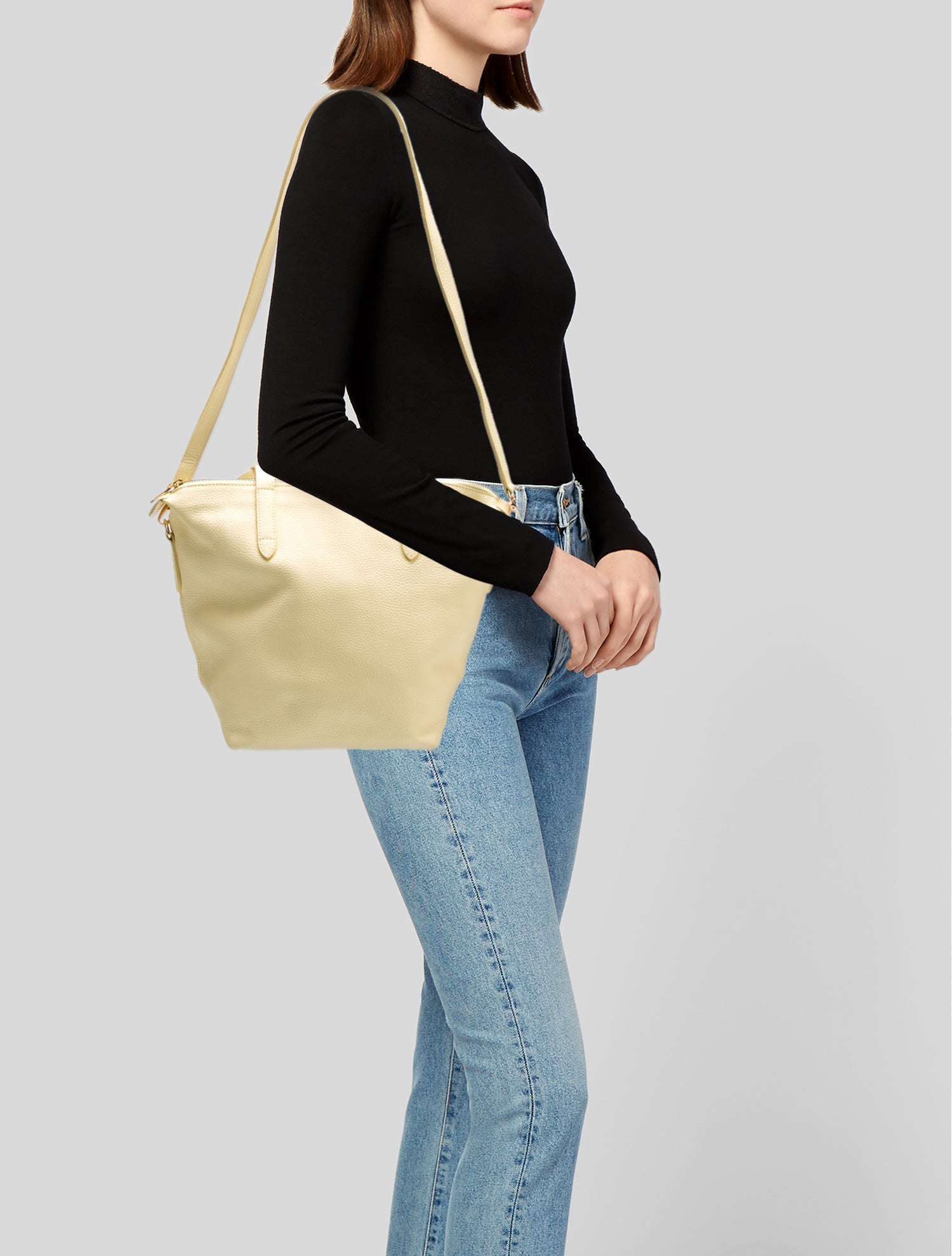 Cuyana Leather Shoulder Bag