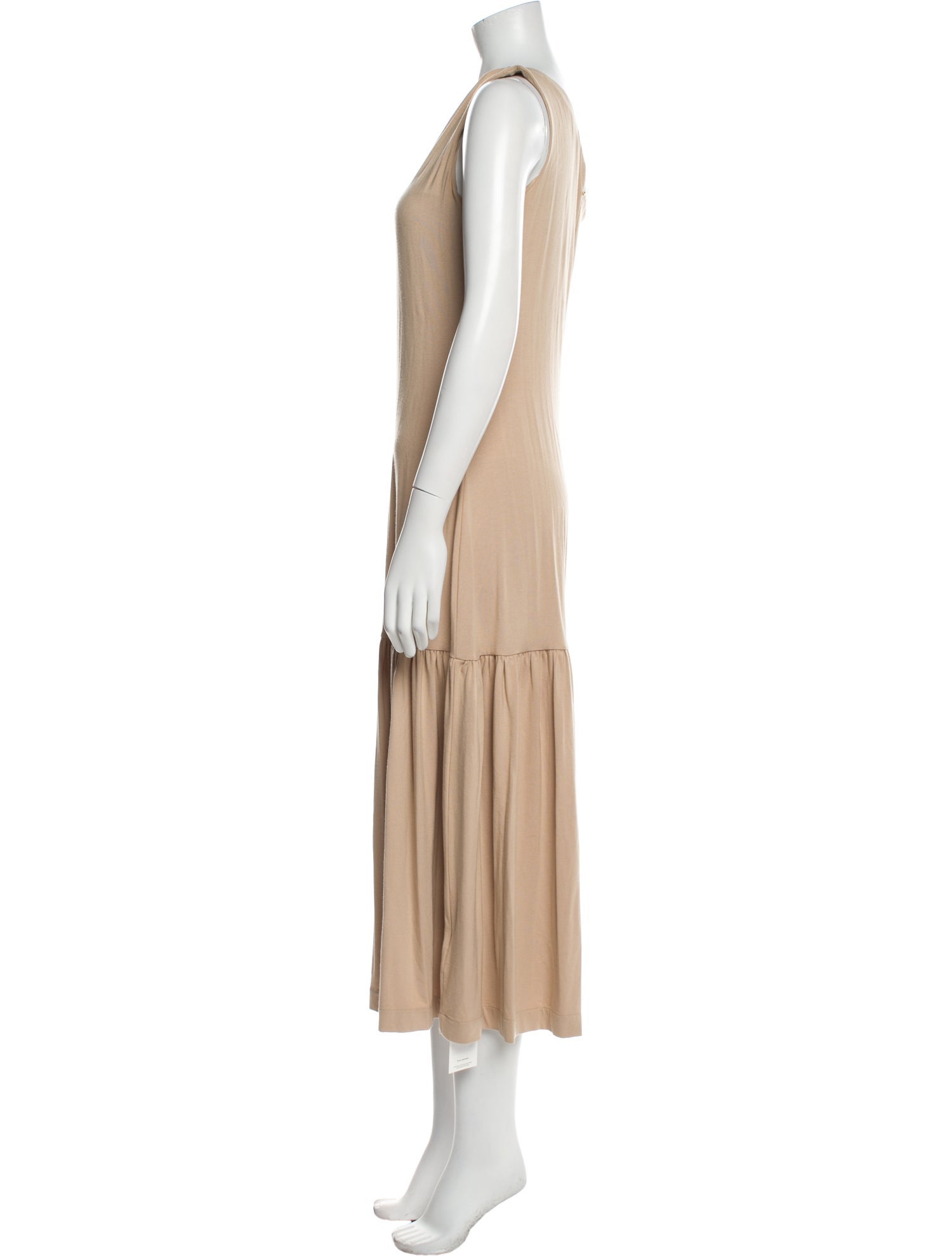Cuyana One-Shoulder Midi Length Dress