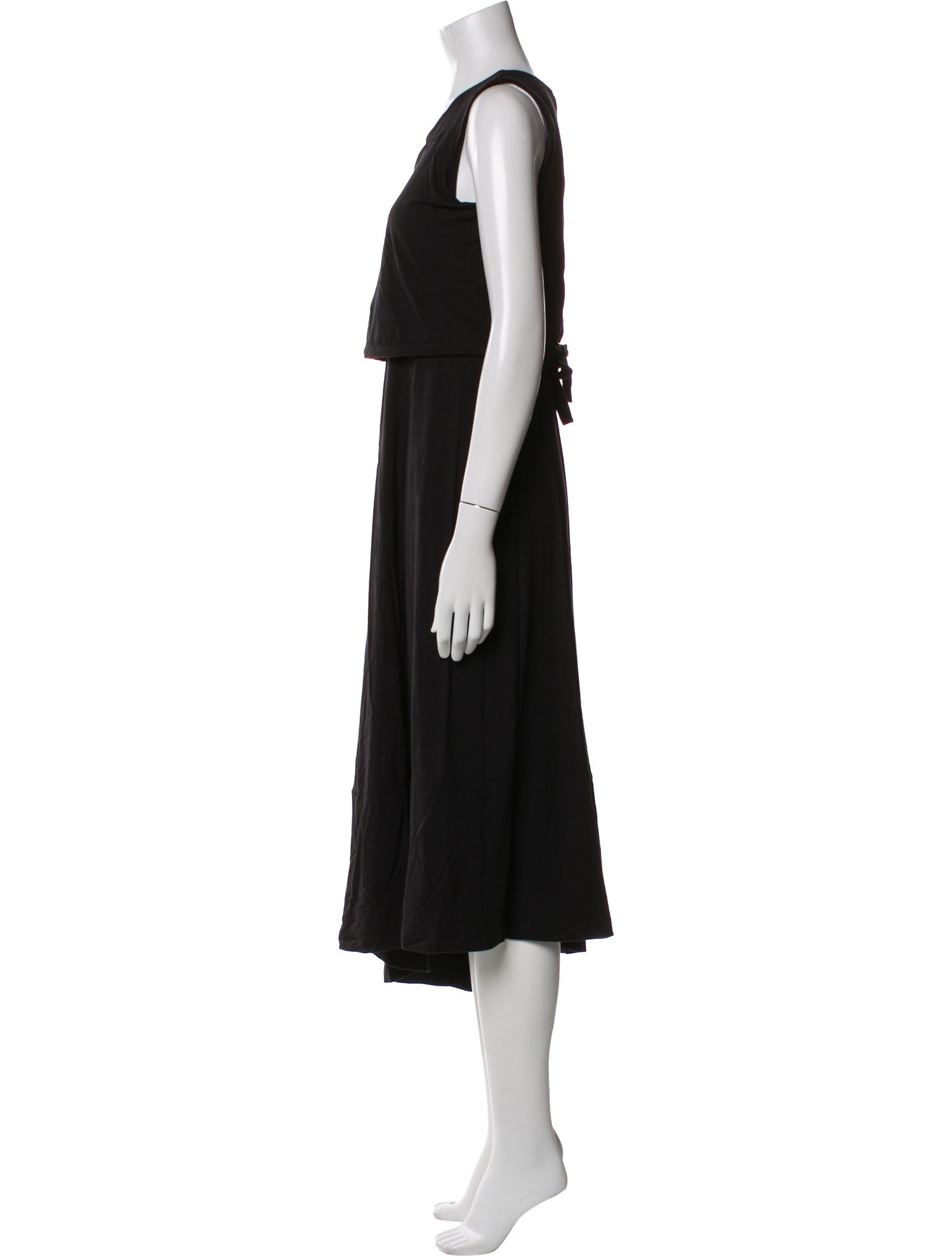 Cuyana Crew Neck Midi Length Dress