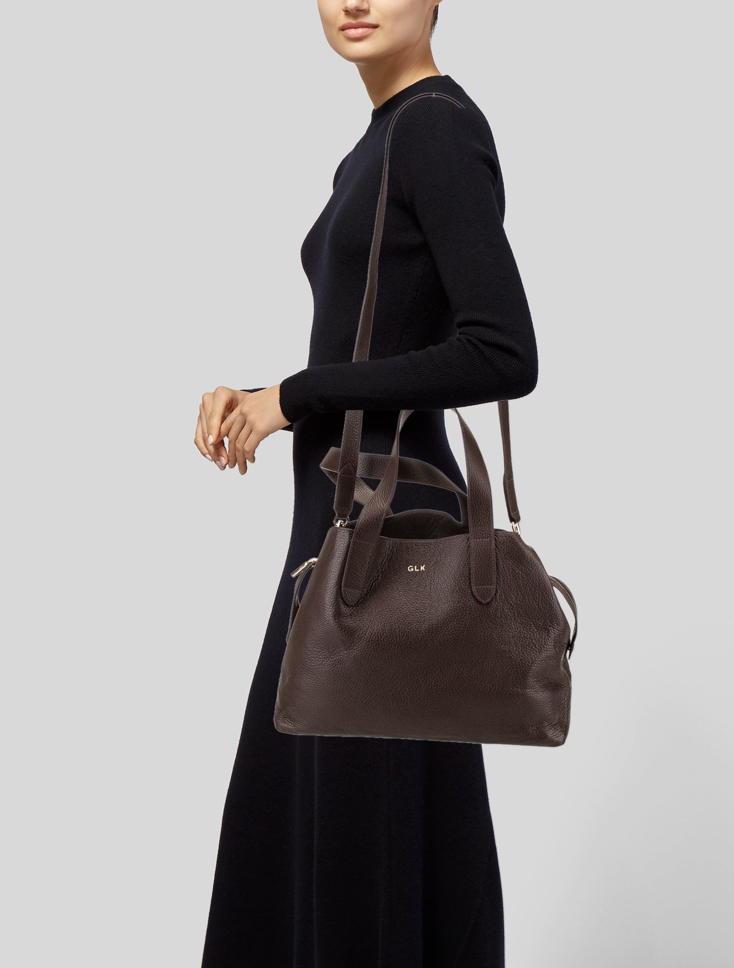 Cuyana Leather Top Handle Bag
