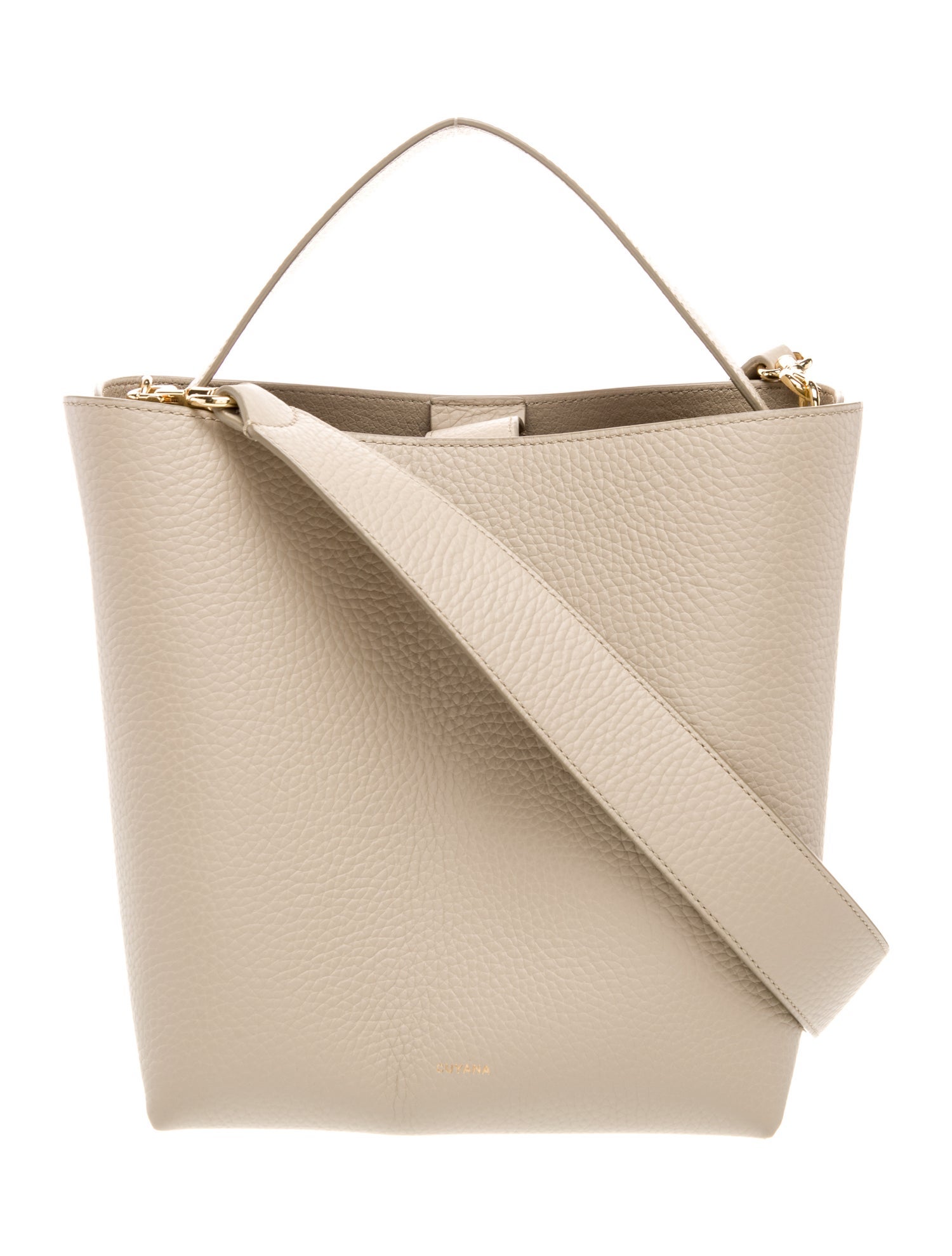 Cuyana Leather Bucket Bag