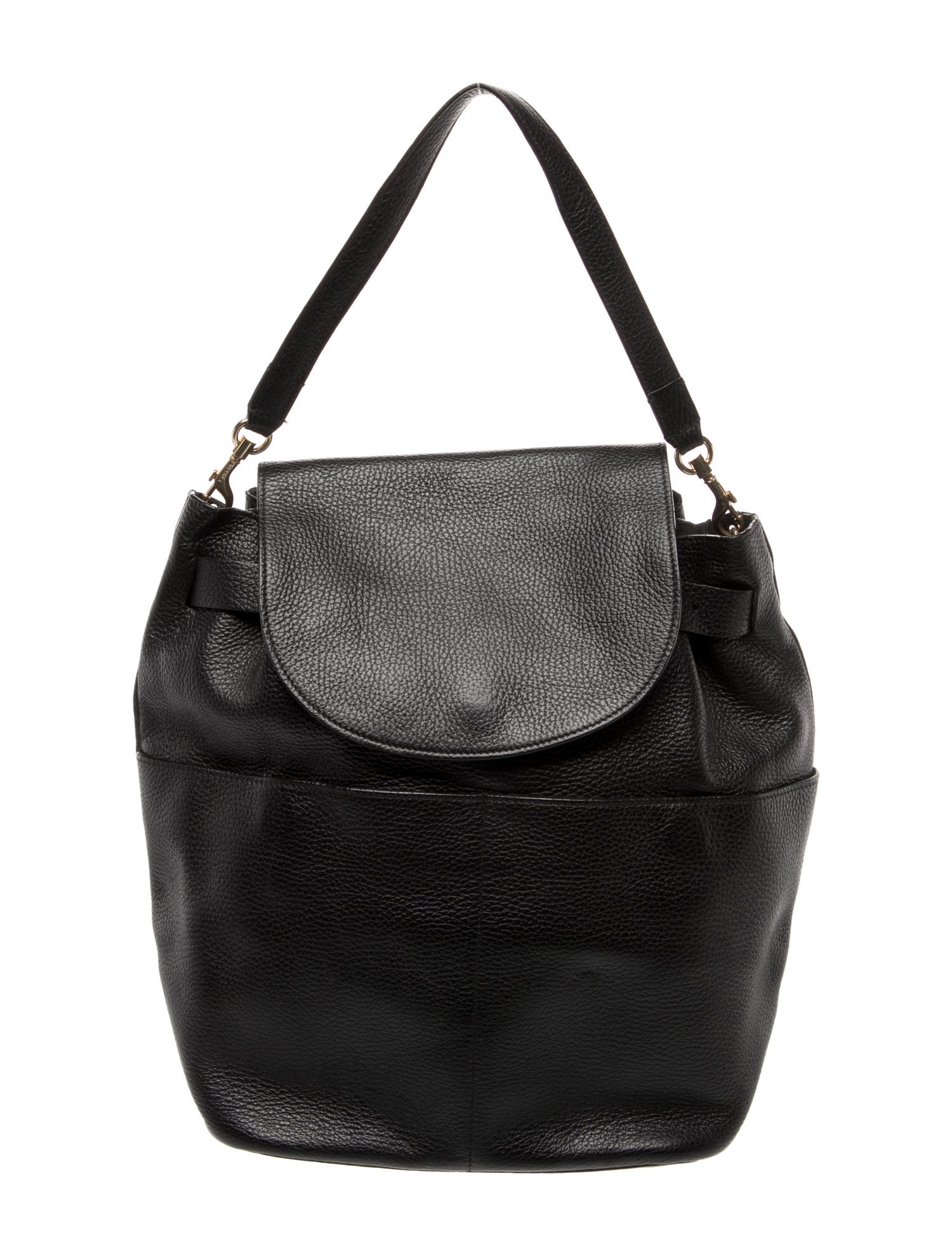 Cuyana Leather Bucket Bag