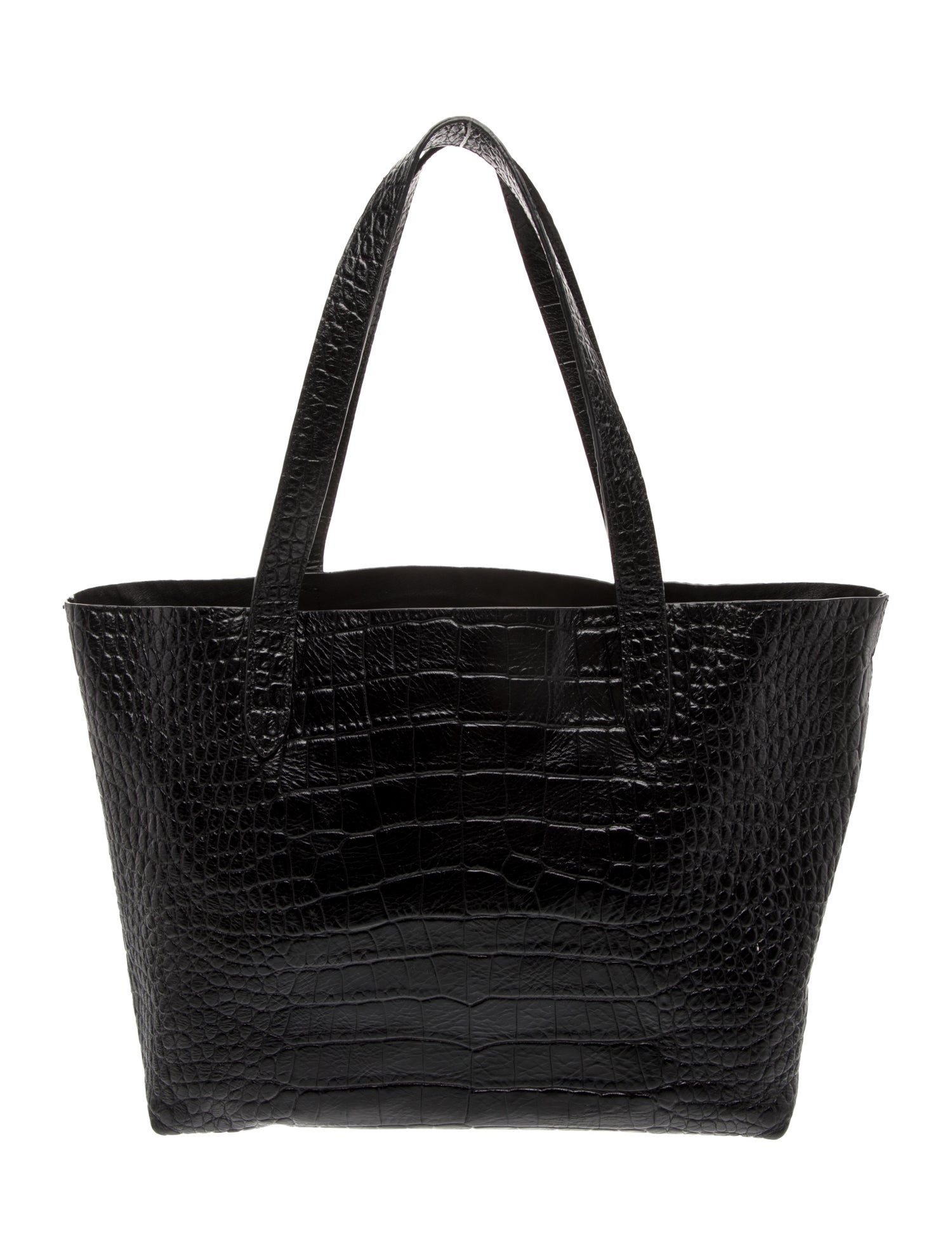 Cuyana Embossed Leather Tote