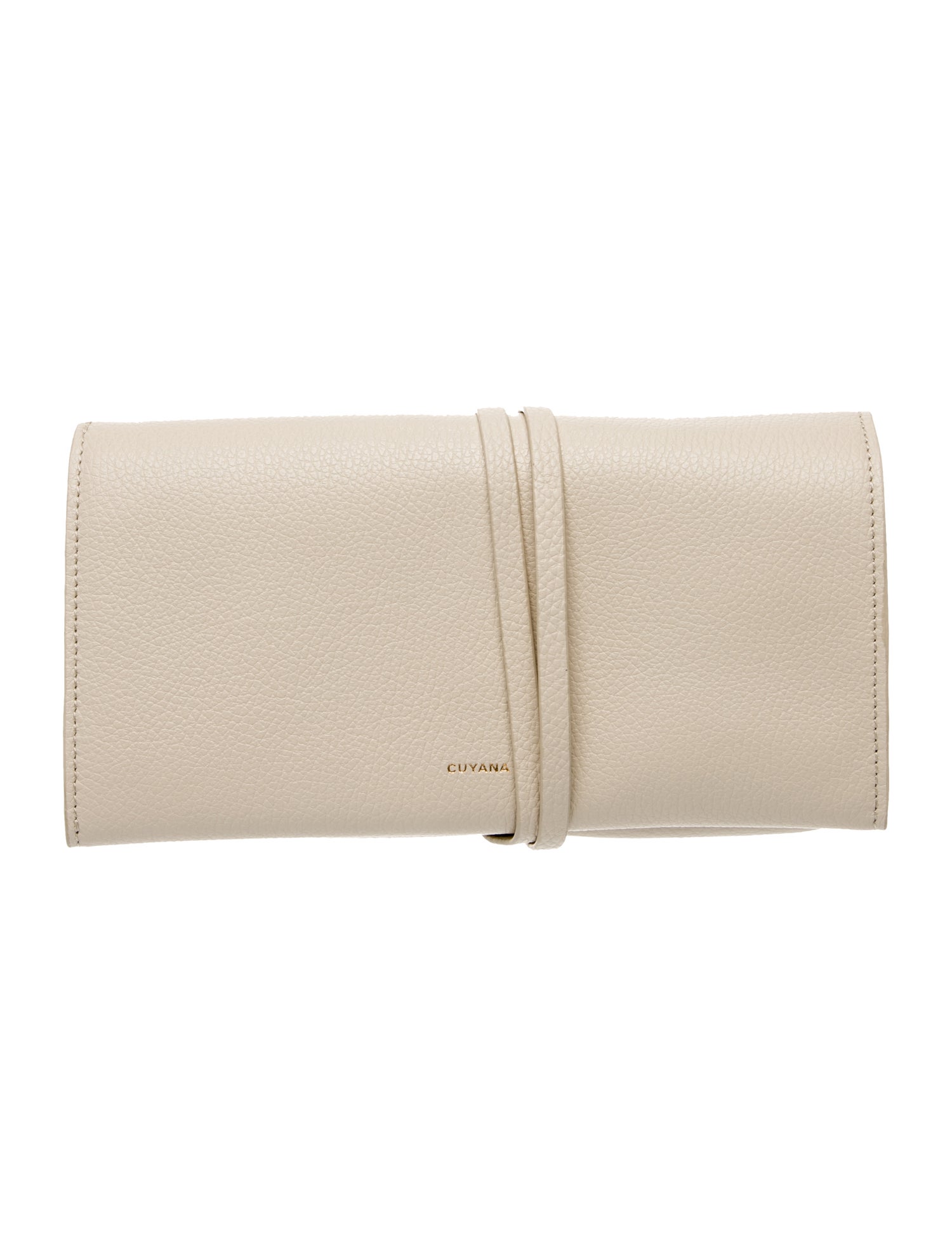 Cuyana Leather Clutch