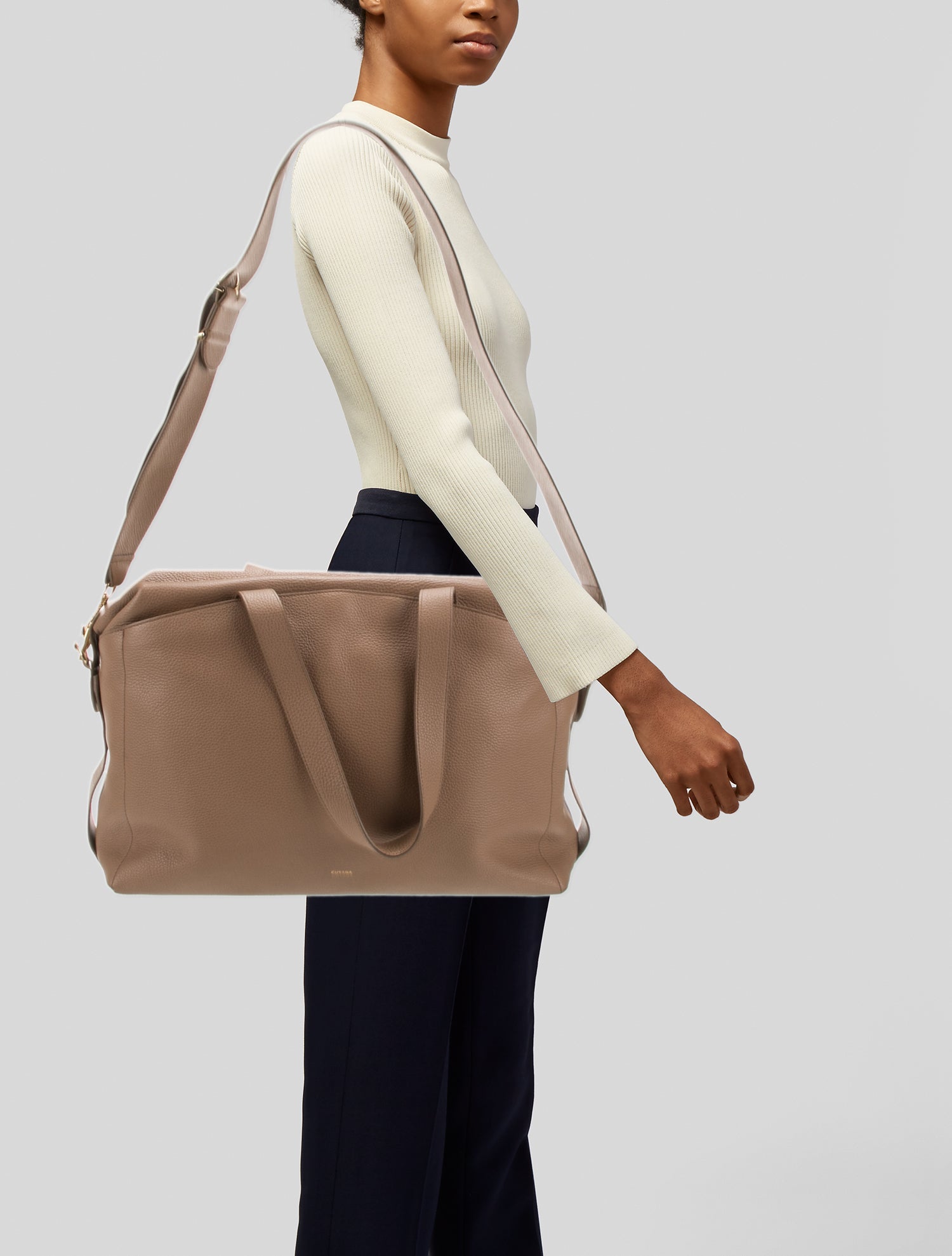 Cuyana Leather Briefcase