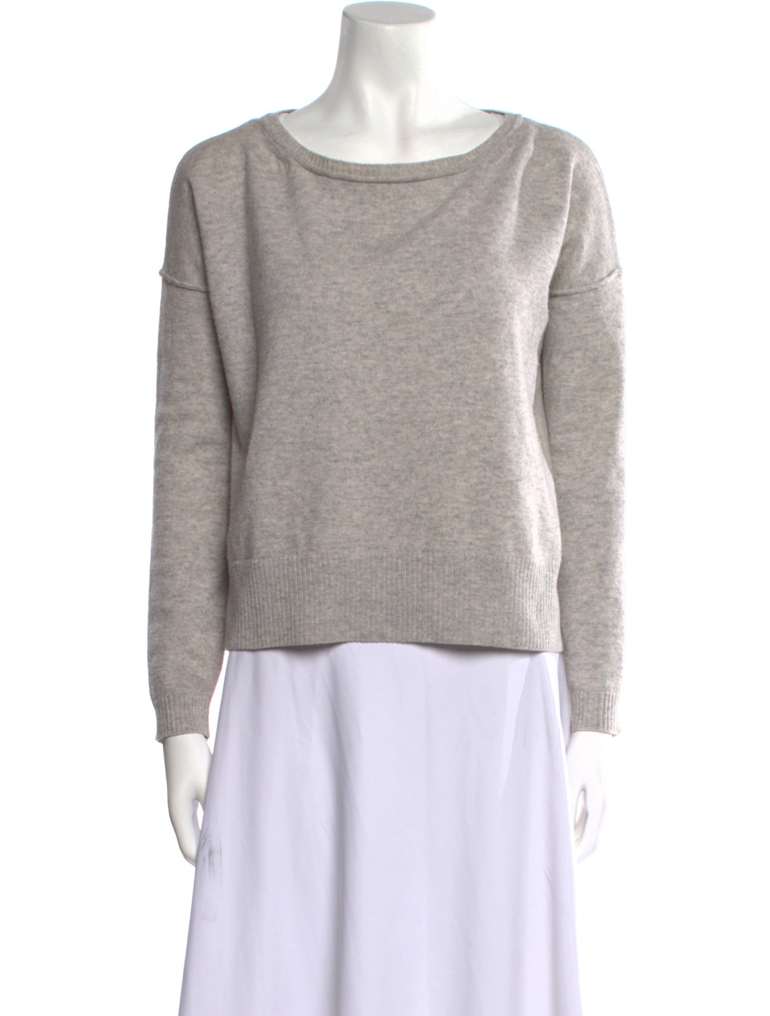Cuyana Virgin Wool Bateau Neckline Sweater