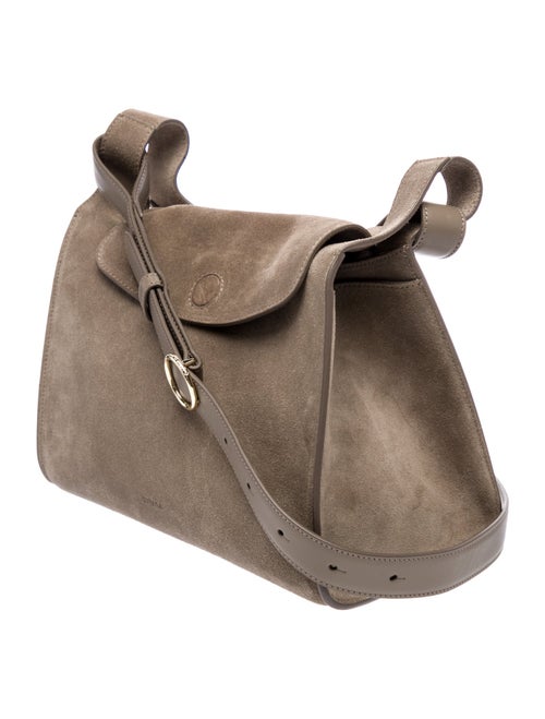 Cuyana Suede Double Loop Bag