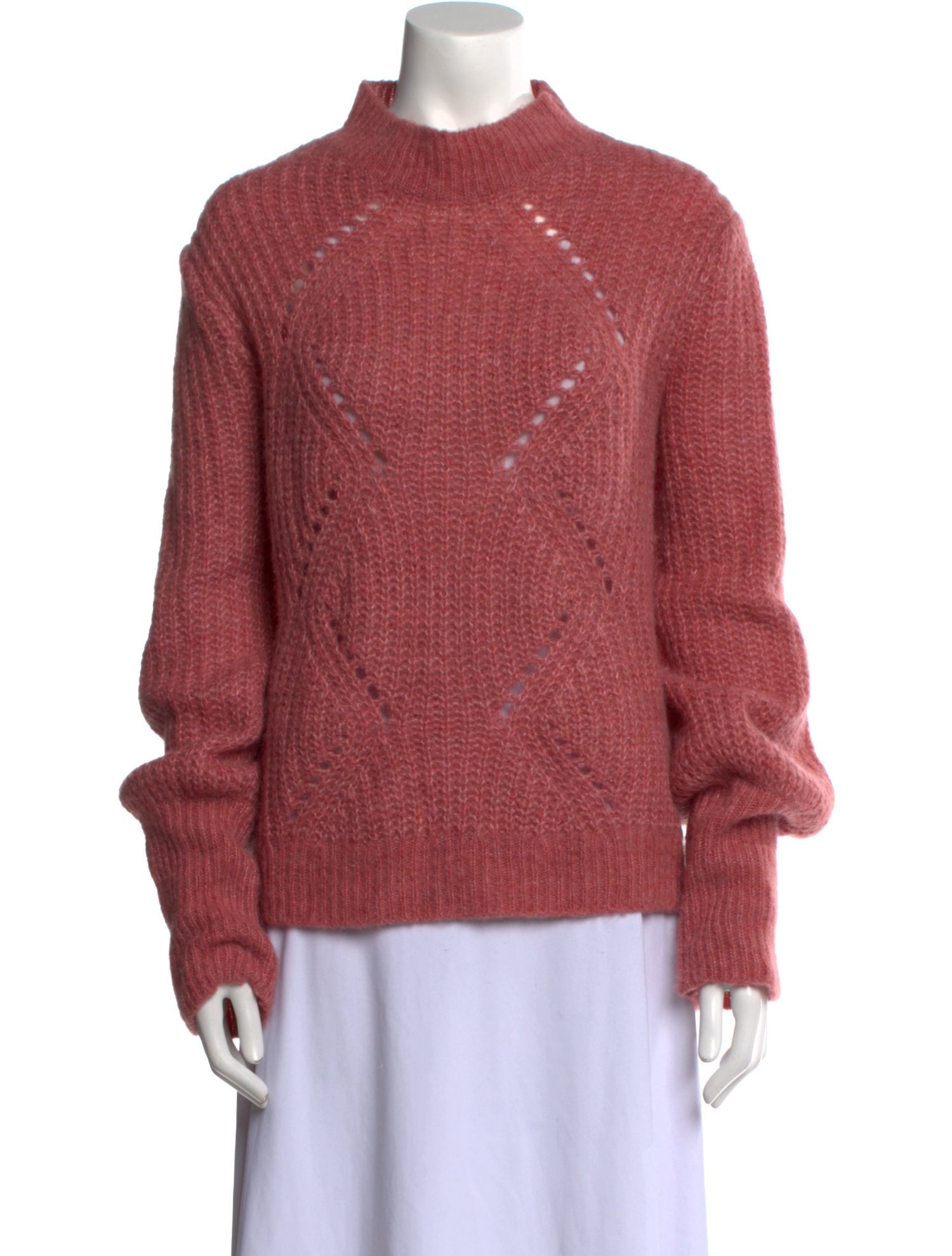 Cuyana Alpaca Mock Neck Sweater