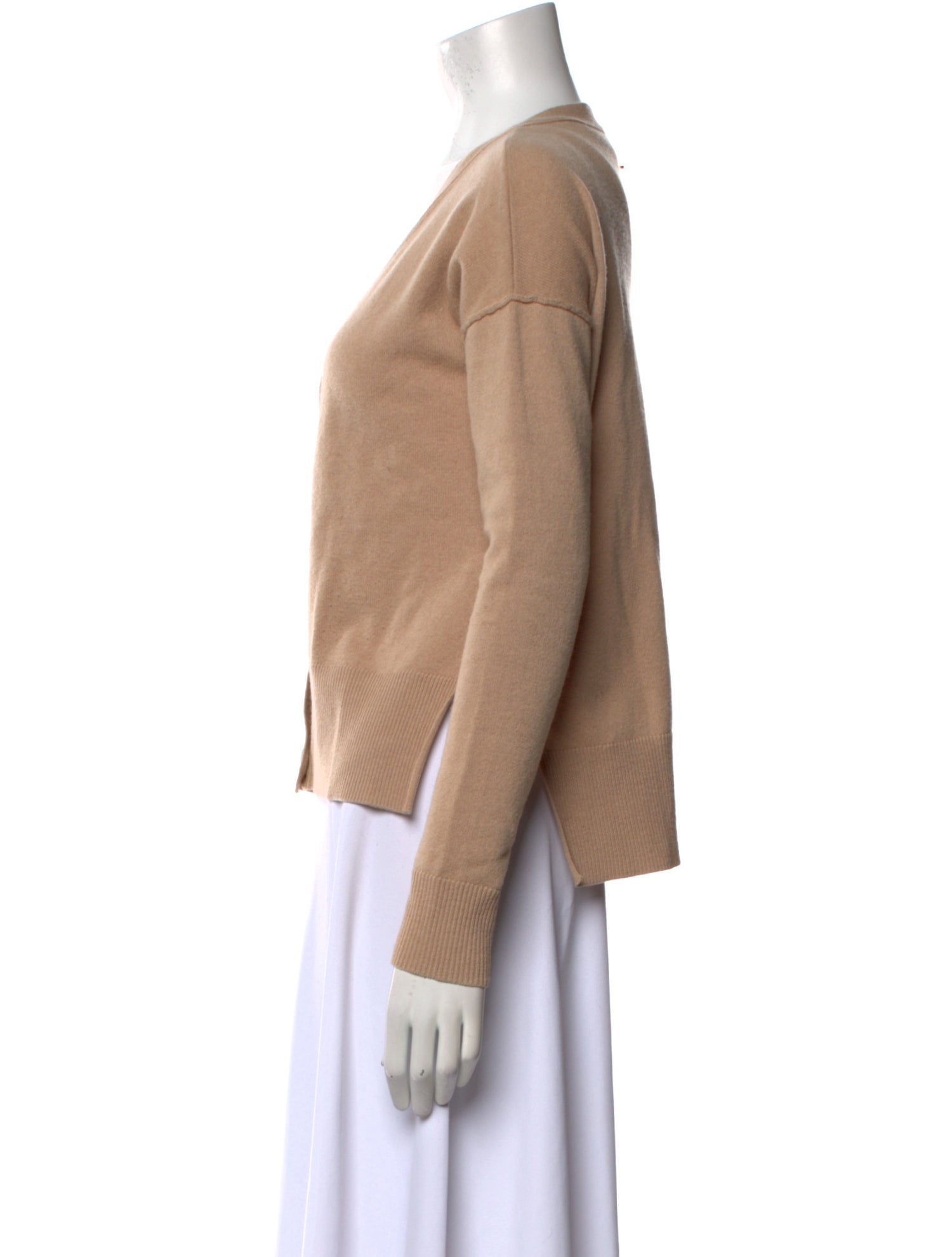 Cuyana Virgin Wool V-Neck Sweater