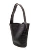 Cuyana Embossed Leather Bucket Bag