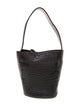 Cuyana Embossed Leather Bucket Bag