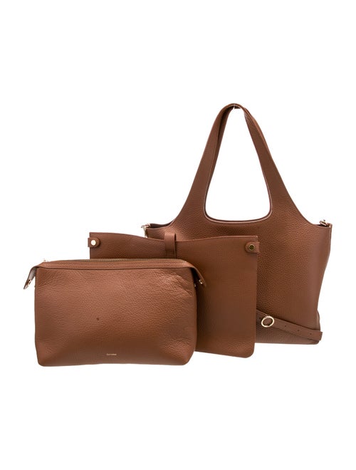Cuyana Leather Top Handle Bag