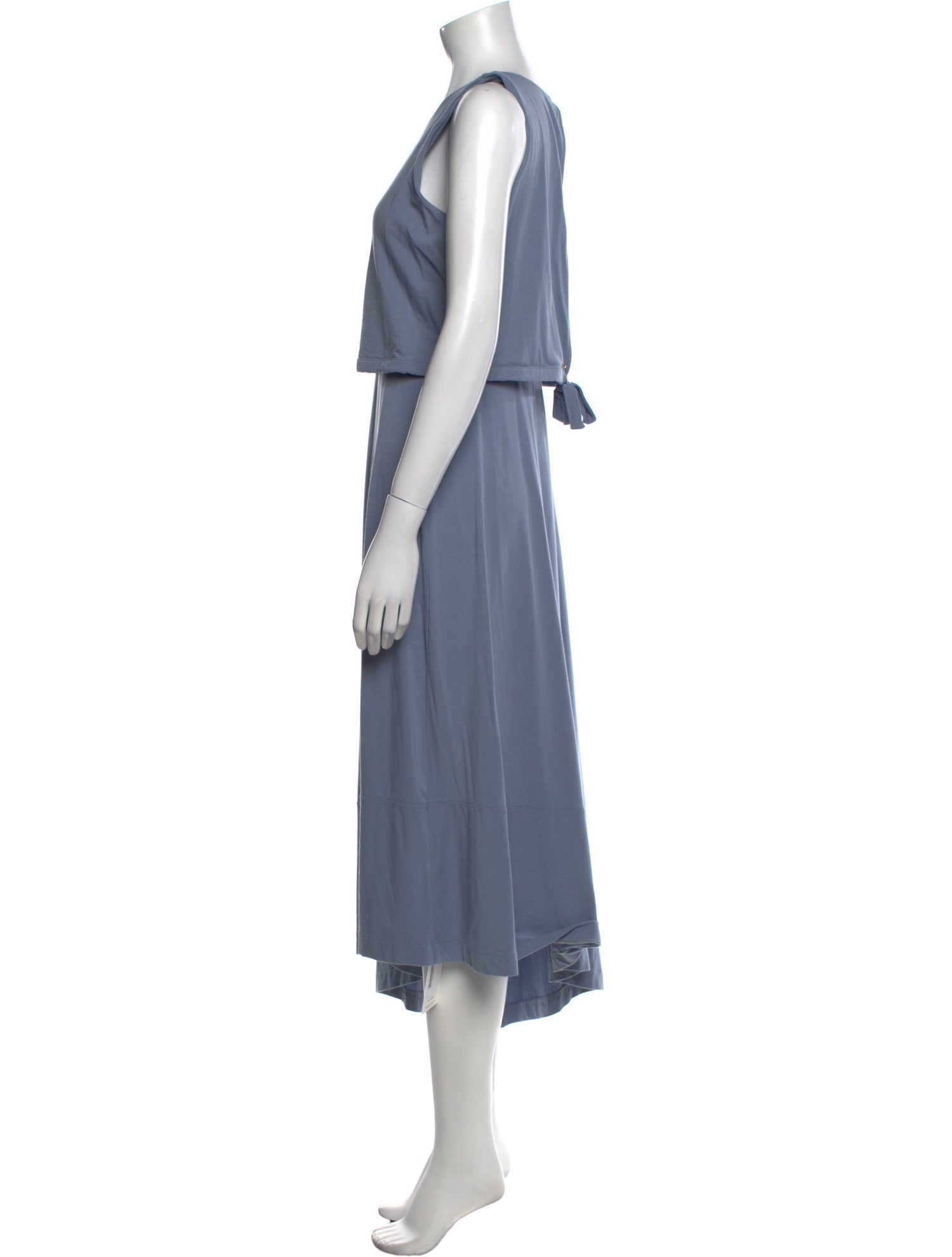 Cuyana Crew Neck Long Dress