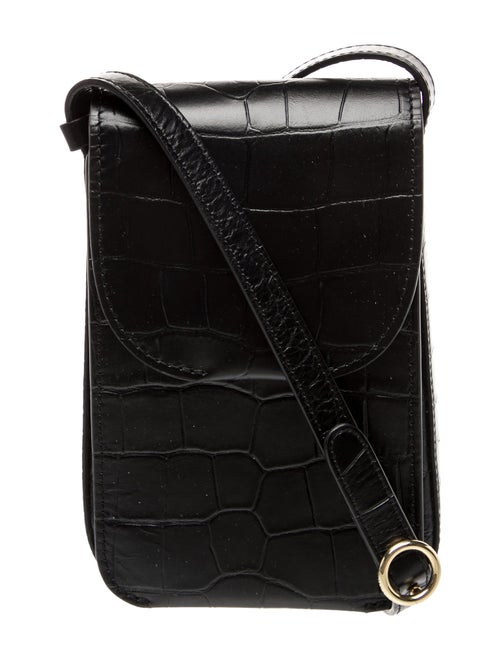 Cuyana Embossed Leather Crossbody Bag