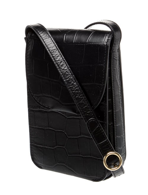Cuyana Embossed Leather Crossbody Bag