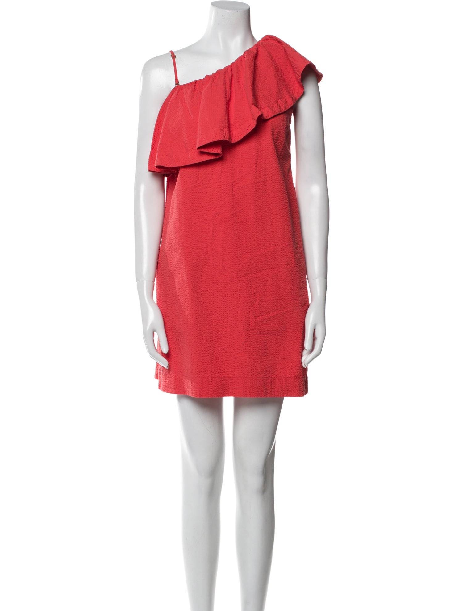 Cuyana One-Shoulder Mini Dress