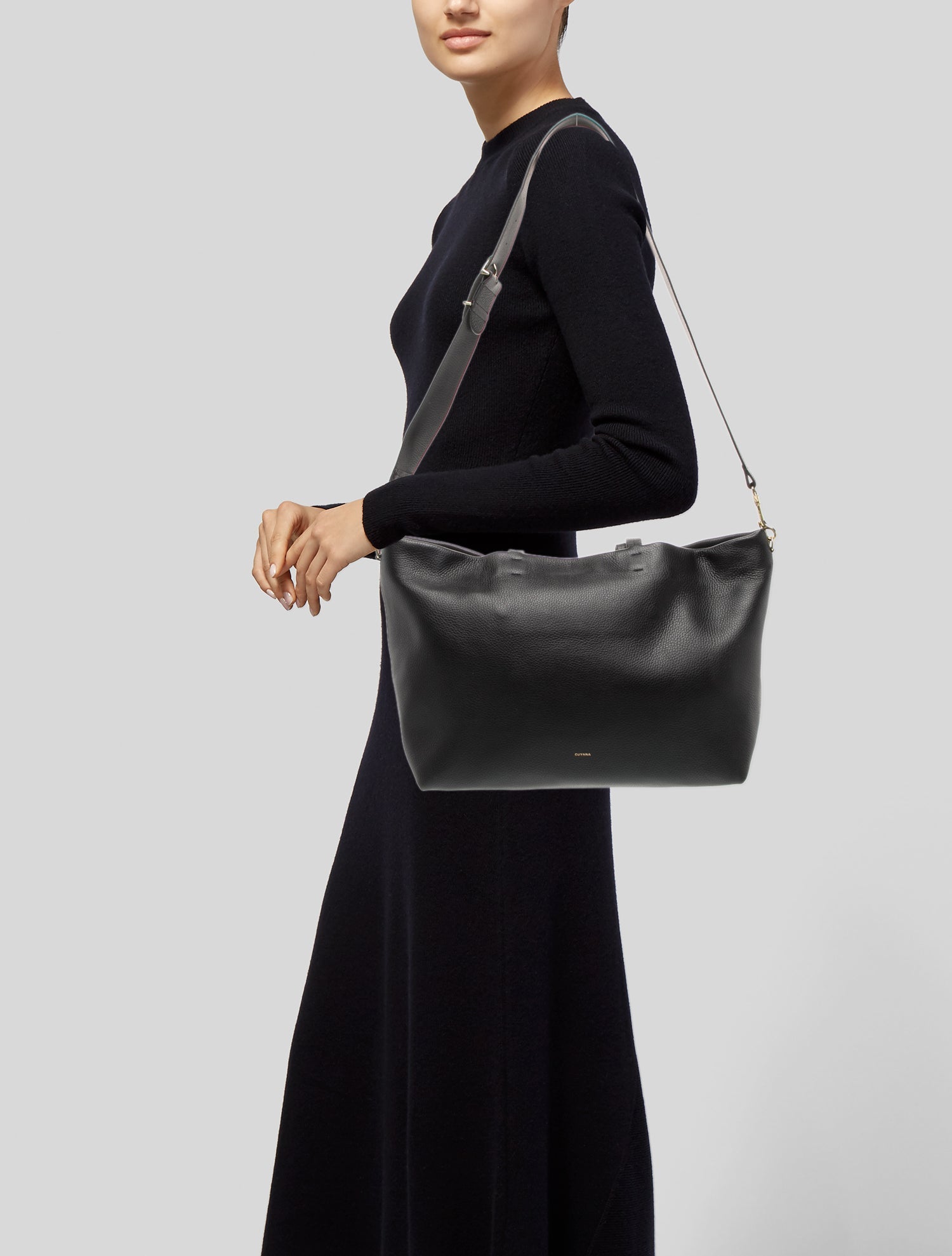 Cuyana Leather Messenger Bag