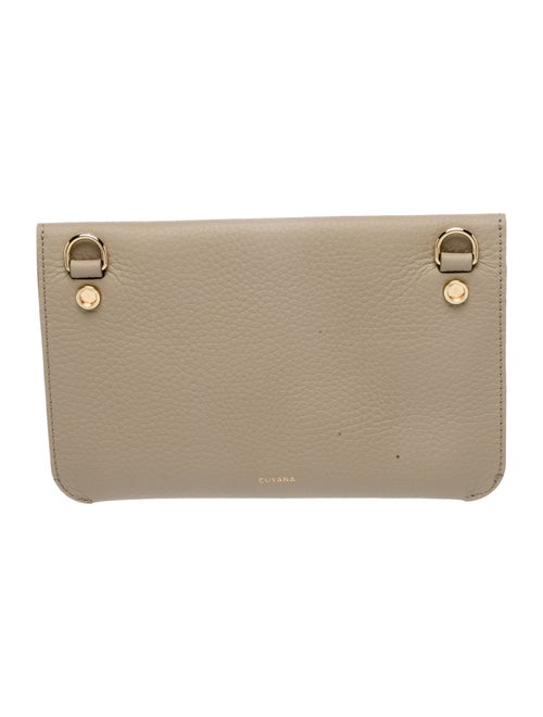 Cuyana Leather Clutch