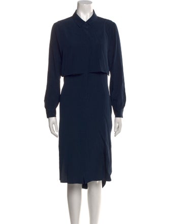 Cuyana Silk Midi Length Dress