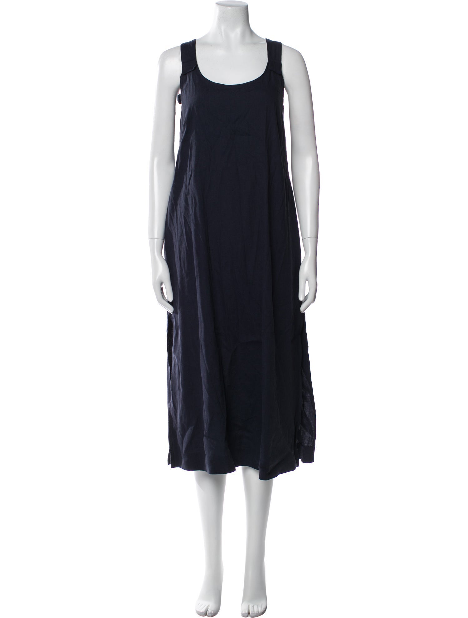 Cuyana Linen Midi Length Dress