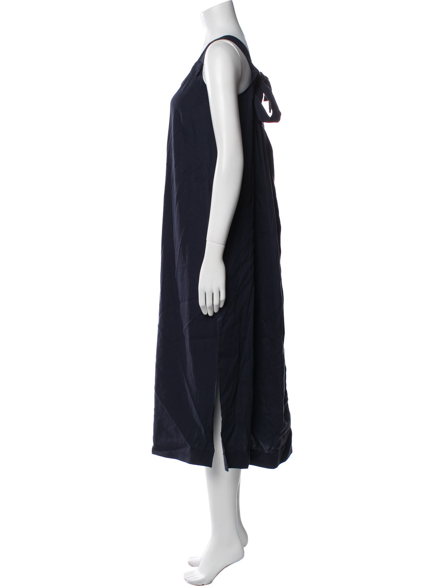 Cuyana Linen Midi Length Dress