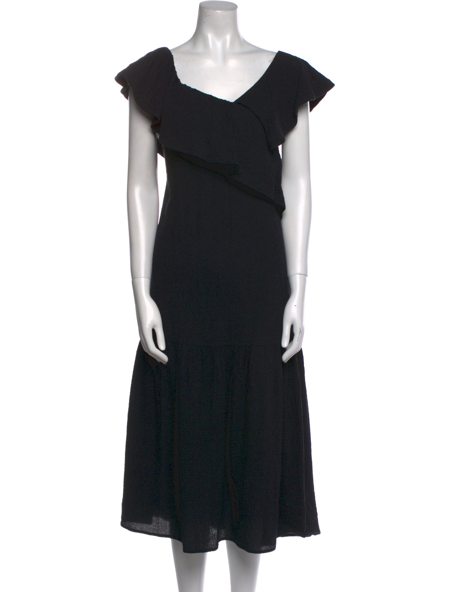 Cuyana V-Neck Long Dress