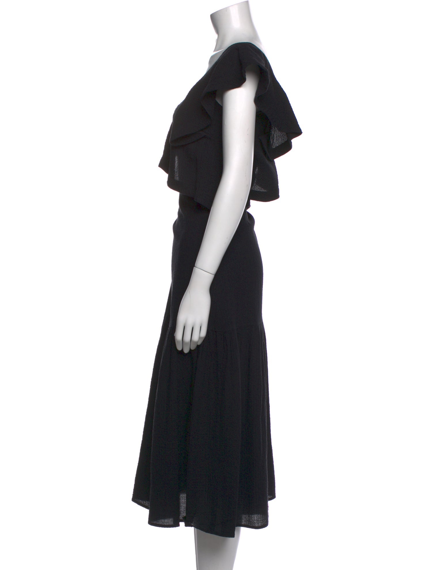 Cuyana V-Neck Long Dress