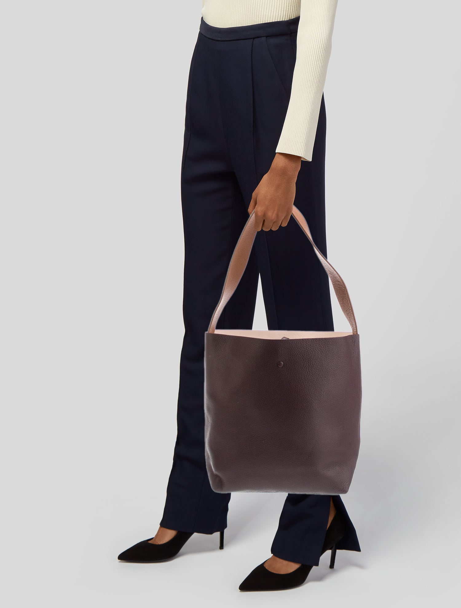 Cuyana Leather Shoulder Bag