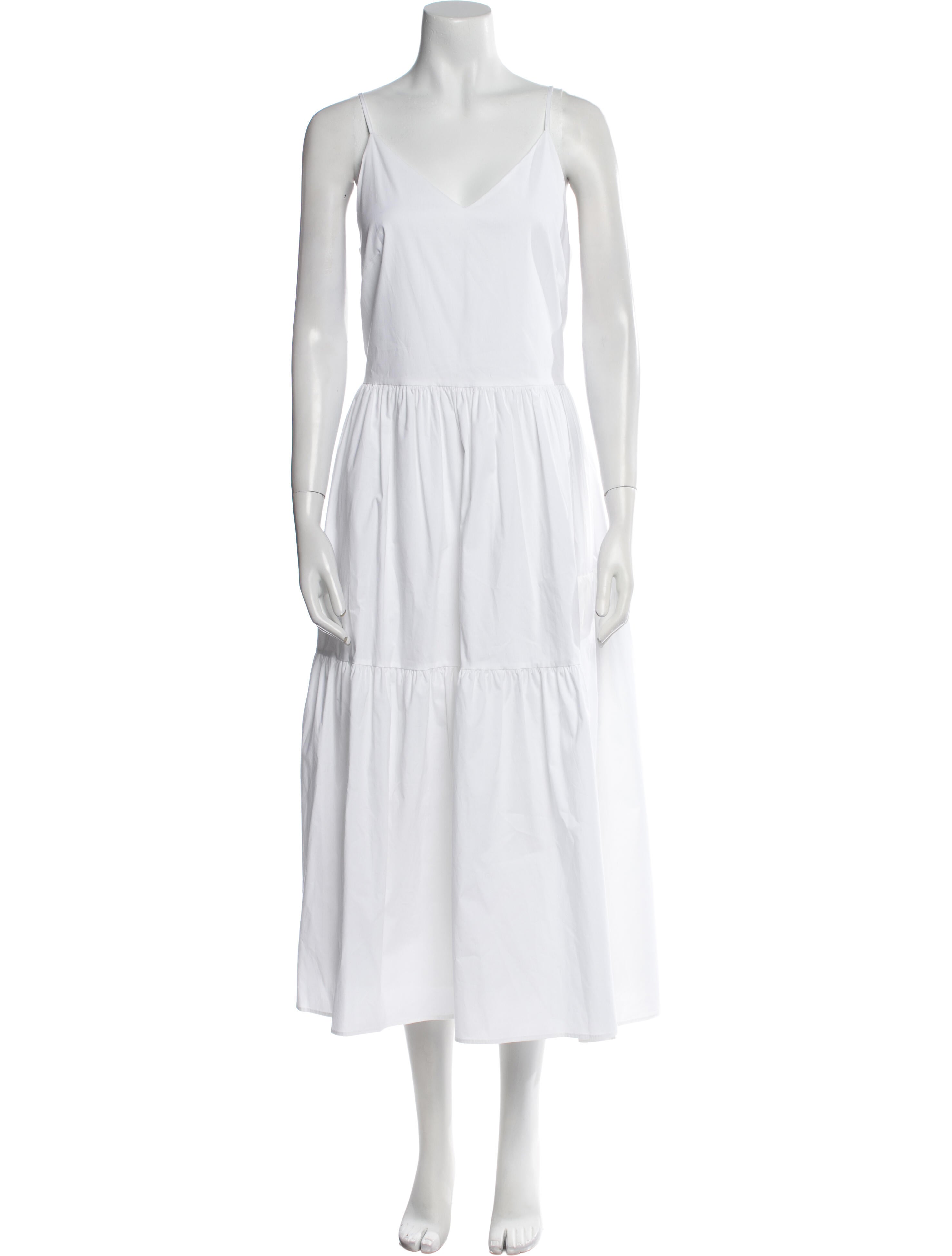 Cuyana Square Neckline Long Dress